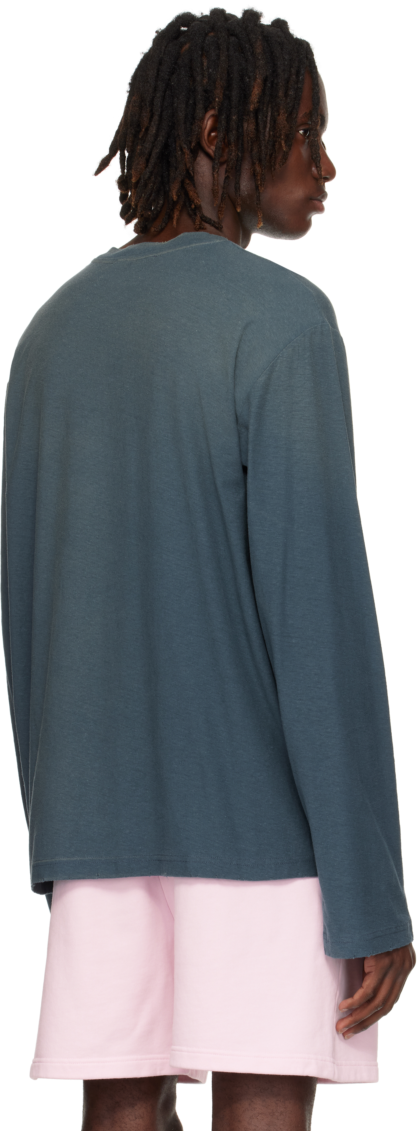 Acne Studios Edden 1996 Long Sleeve T-shirt In Green