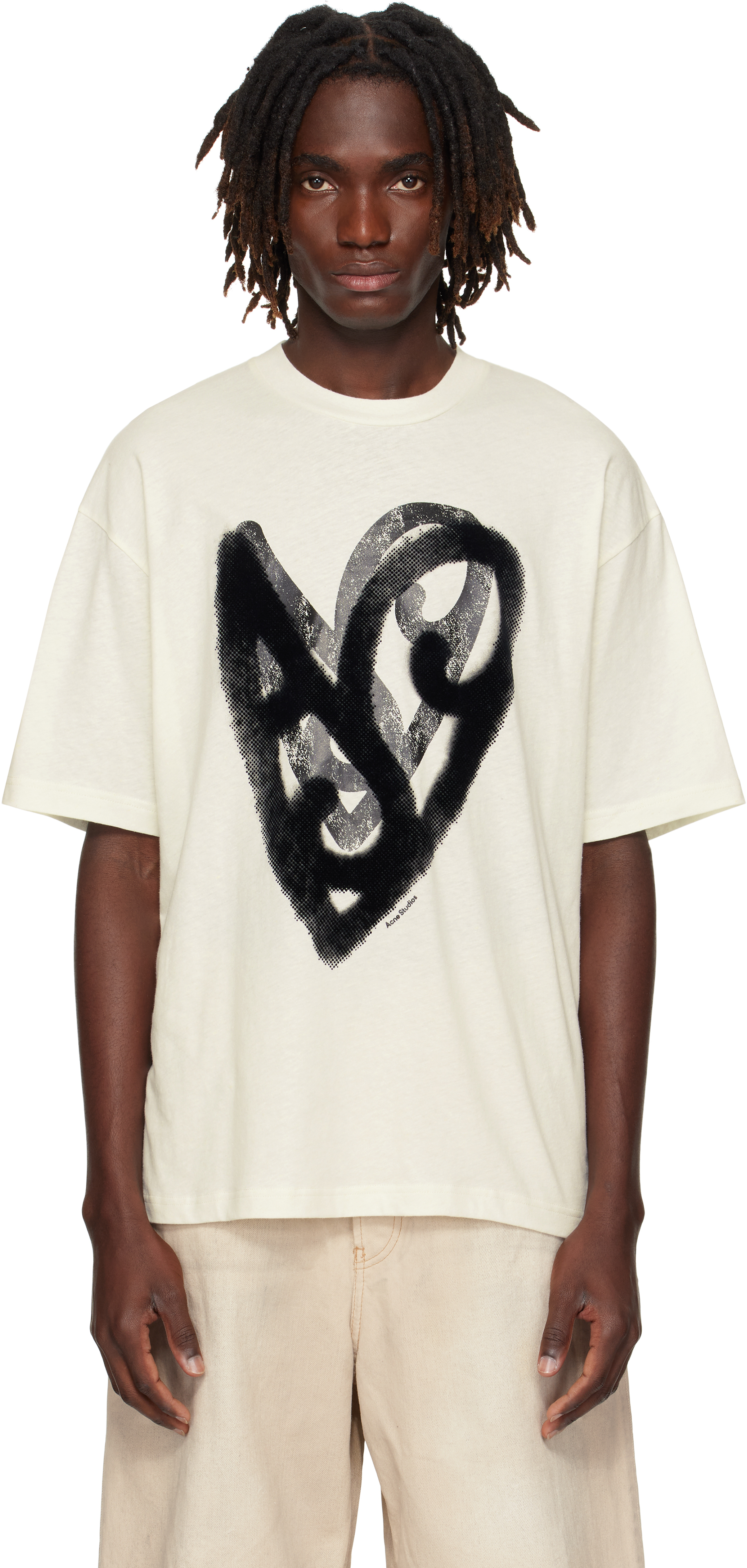 J*n様 acne studios Tシャツ Acne Studios - ロゴTシャツ - フィットデザイン - フェイデッド