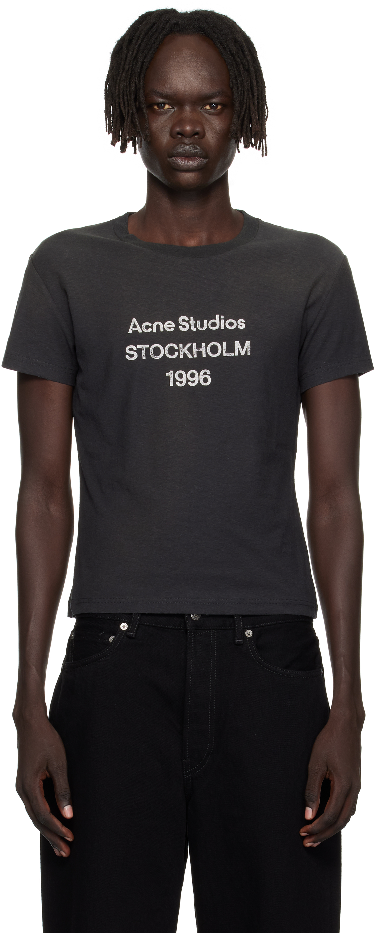 Acne Studios Black Logo T-shirt