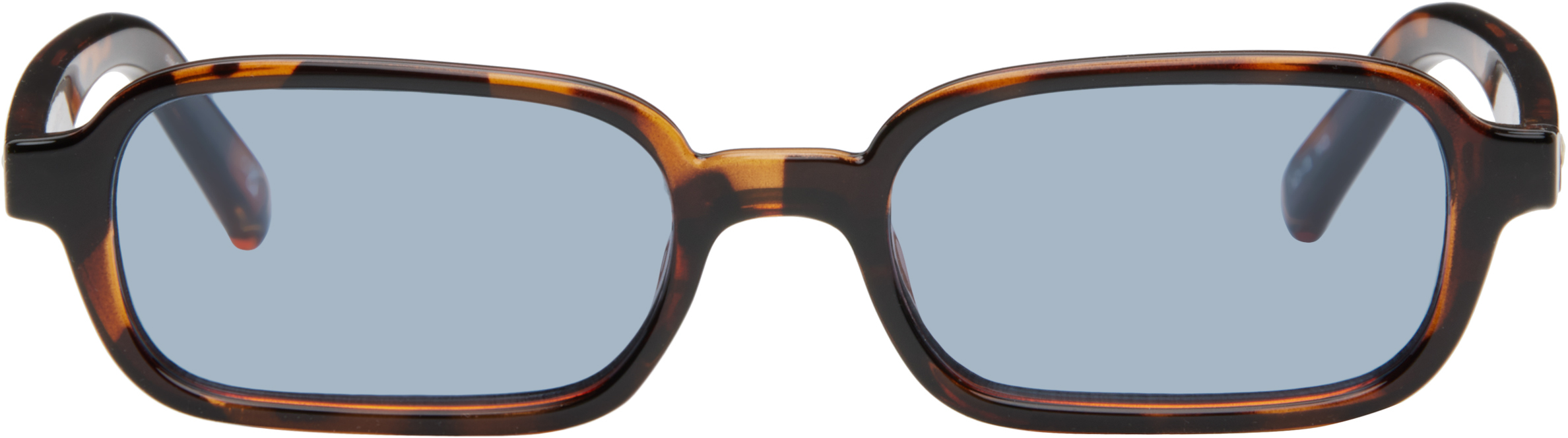 【関税込み】Le Specs SSENSE限定 ブラウン Pilferer サングラス Le Specs: SSENSE Exclusive Brown Pilferer Sunglasses