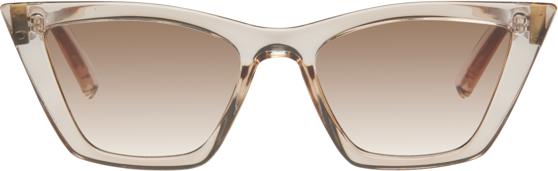 【関税込み】Le Specs ベージュ Velodrome サングラス Velodrome Vanilla Female Cat-Eye Sunglasses | Le Specs