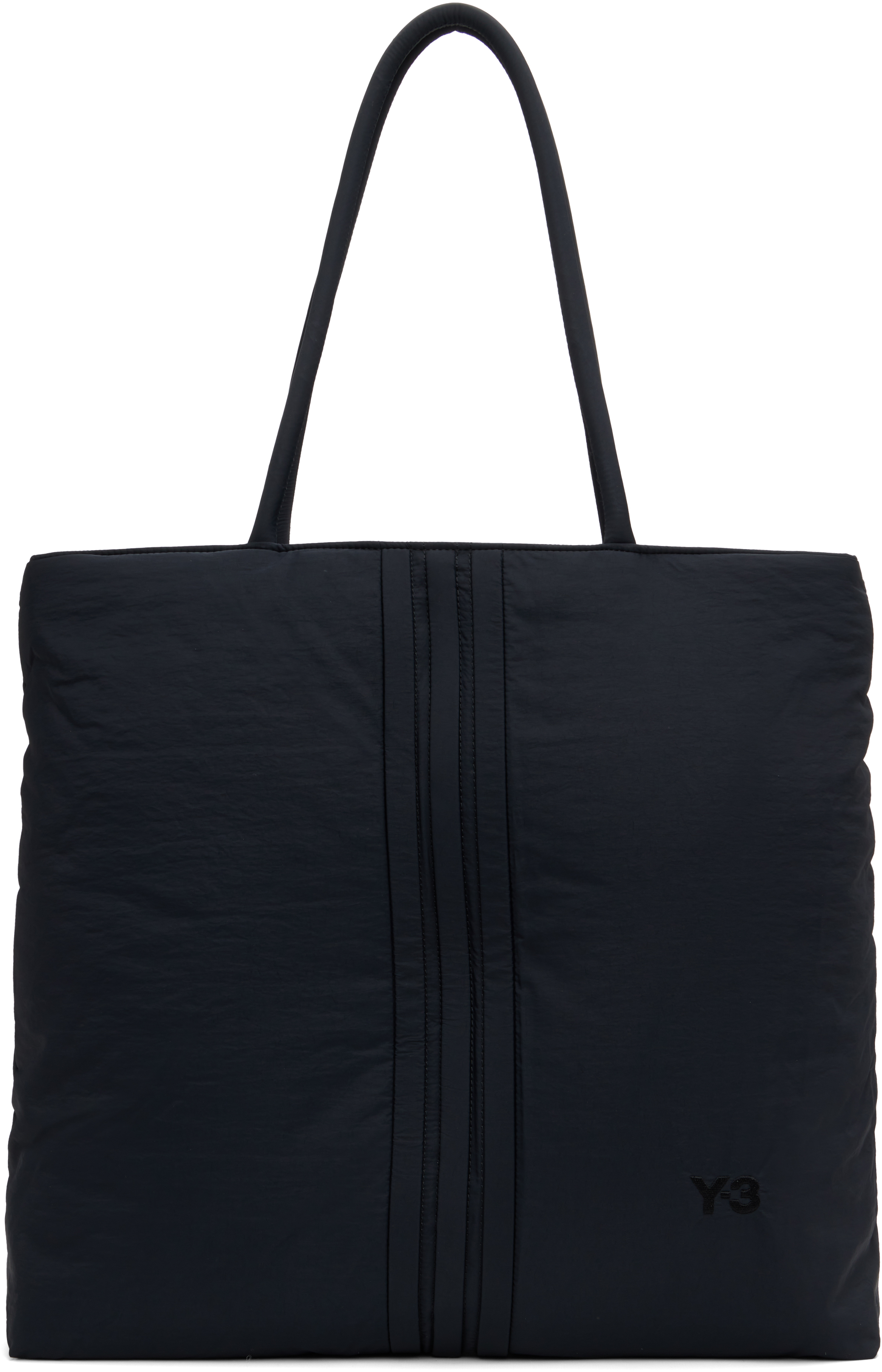 Y-3 Adidas Padded Shopper Bag In Black