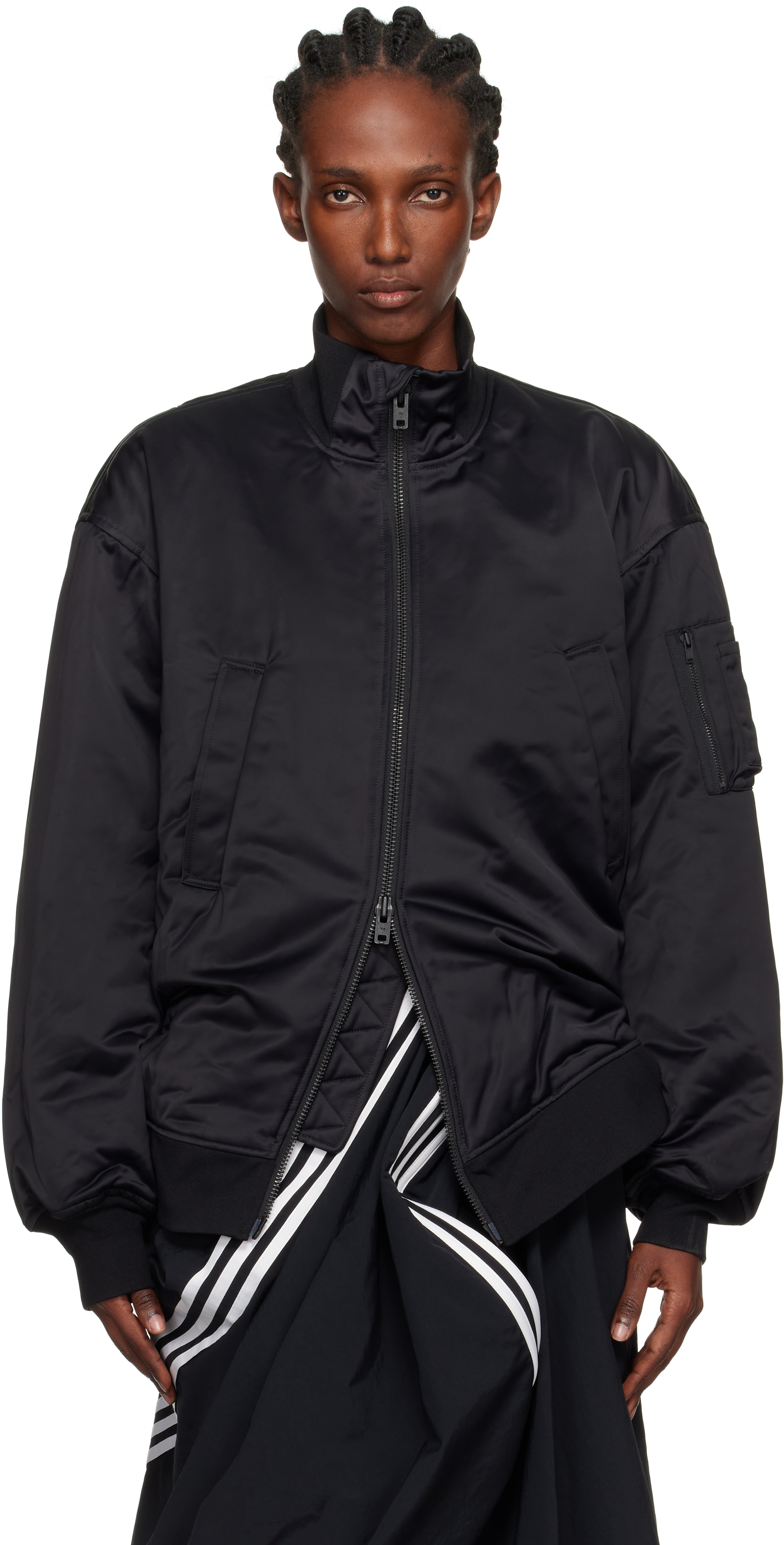 Y-3 ブラック レディース ジャケット y3 ブラック（黒）系 Y-3(ワイスリー) ジャケット(レディース