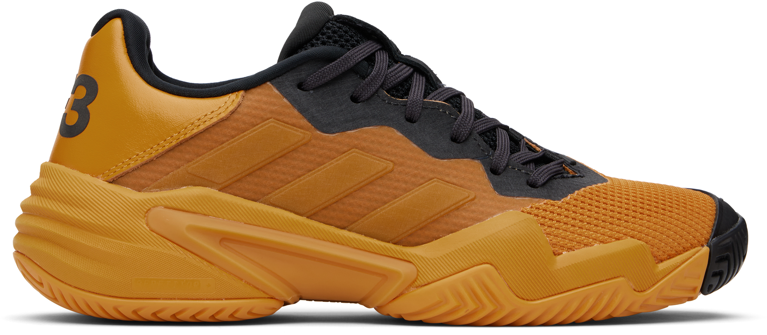 Y-3 Barricade 13 Tennis Sneakers In Orange