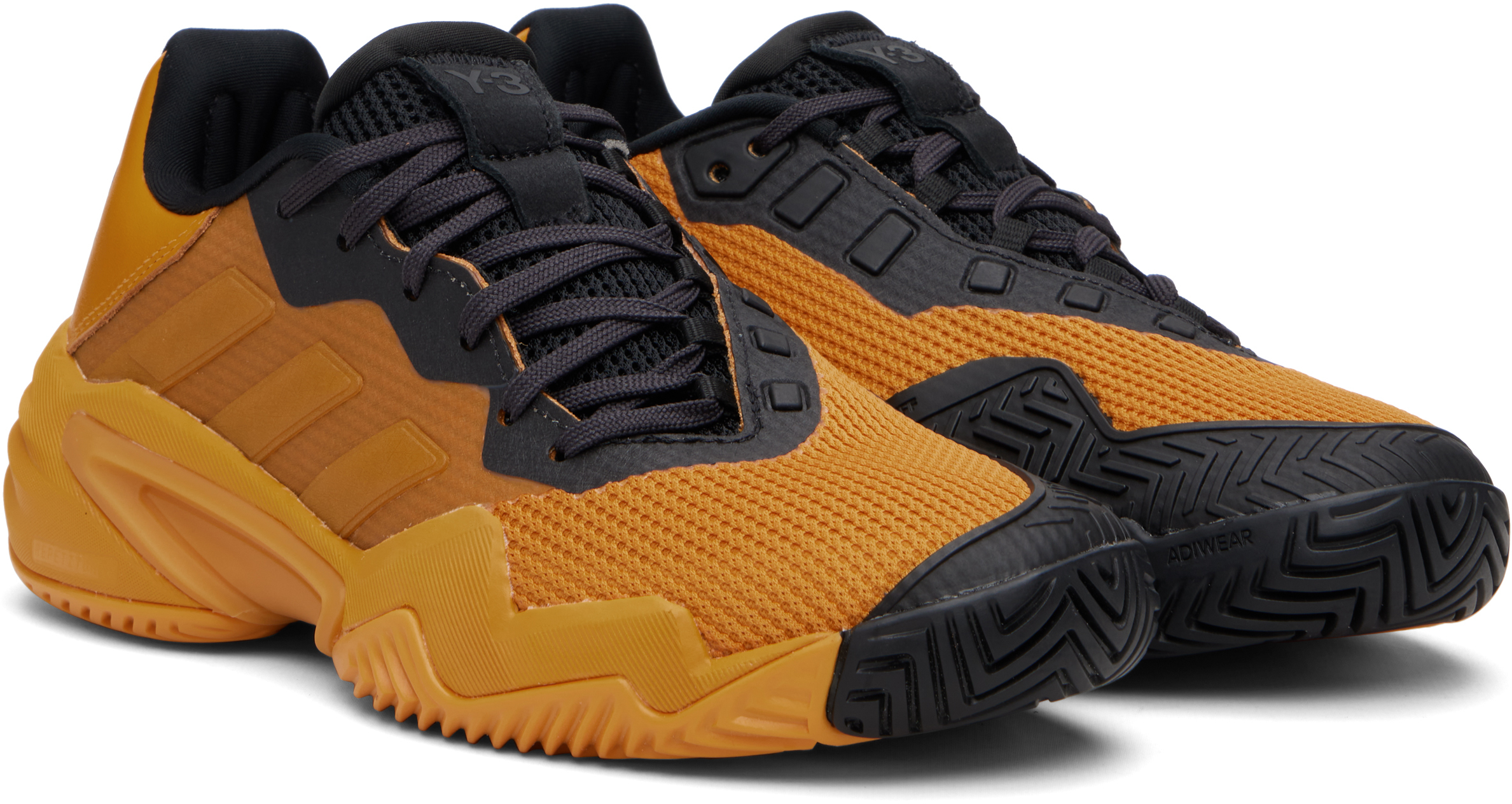Y-3 Barricade 13 Tennis Sneakers In Orange