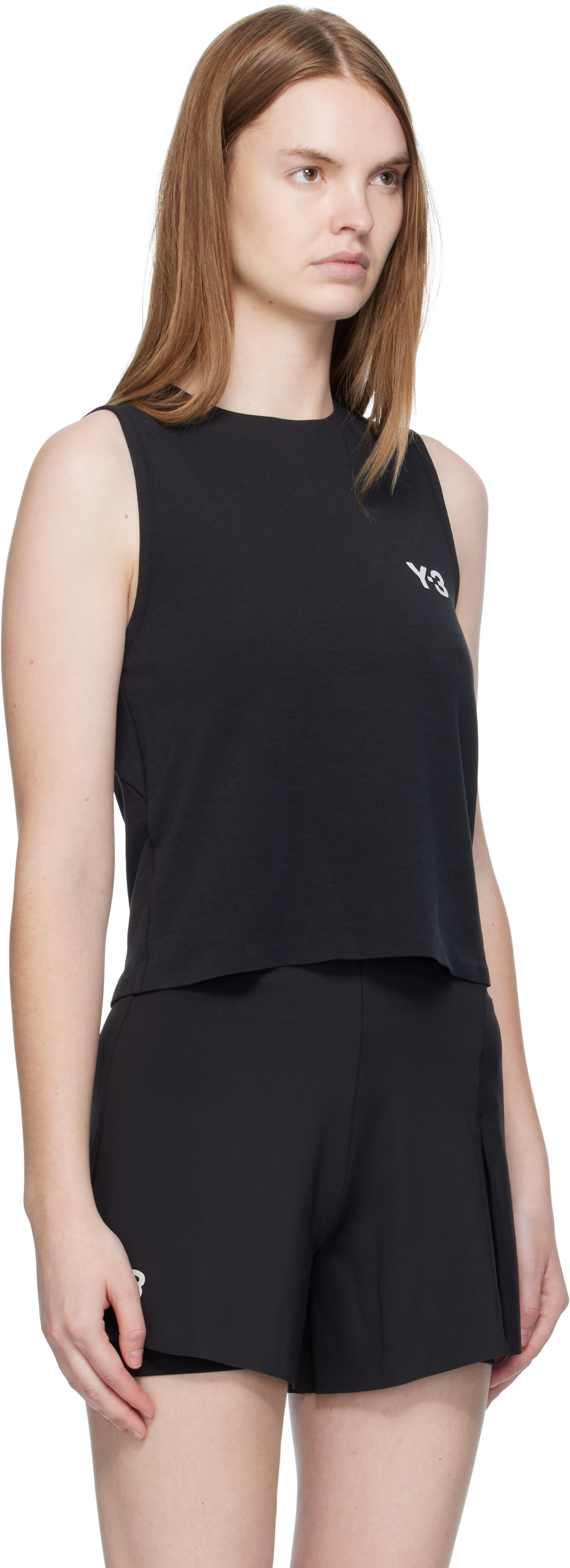 Y-3 Black Match Sport Top In Black