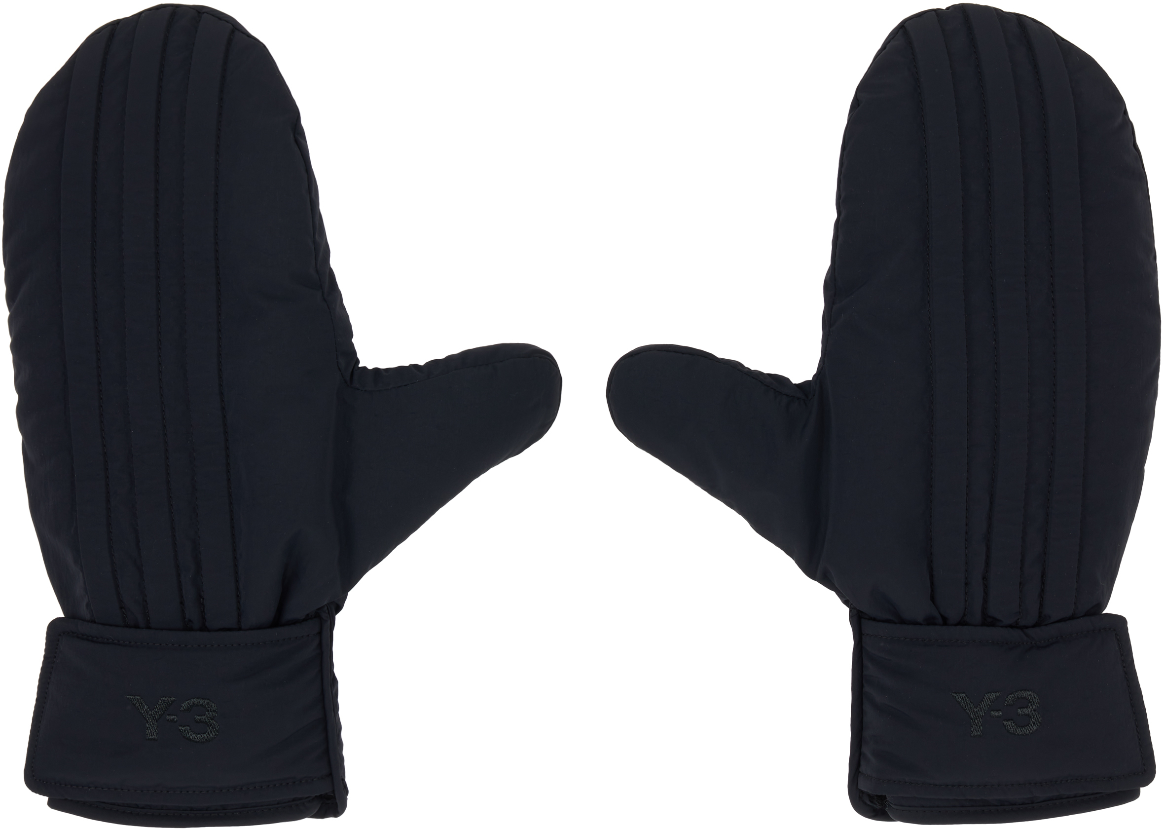 Black Padded Mitts