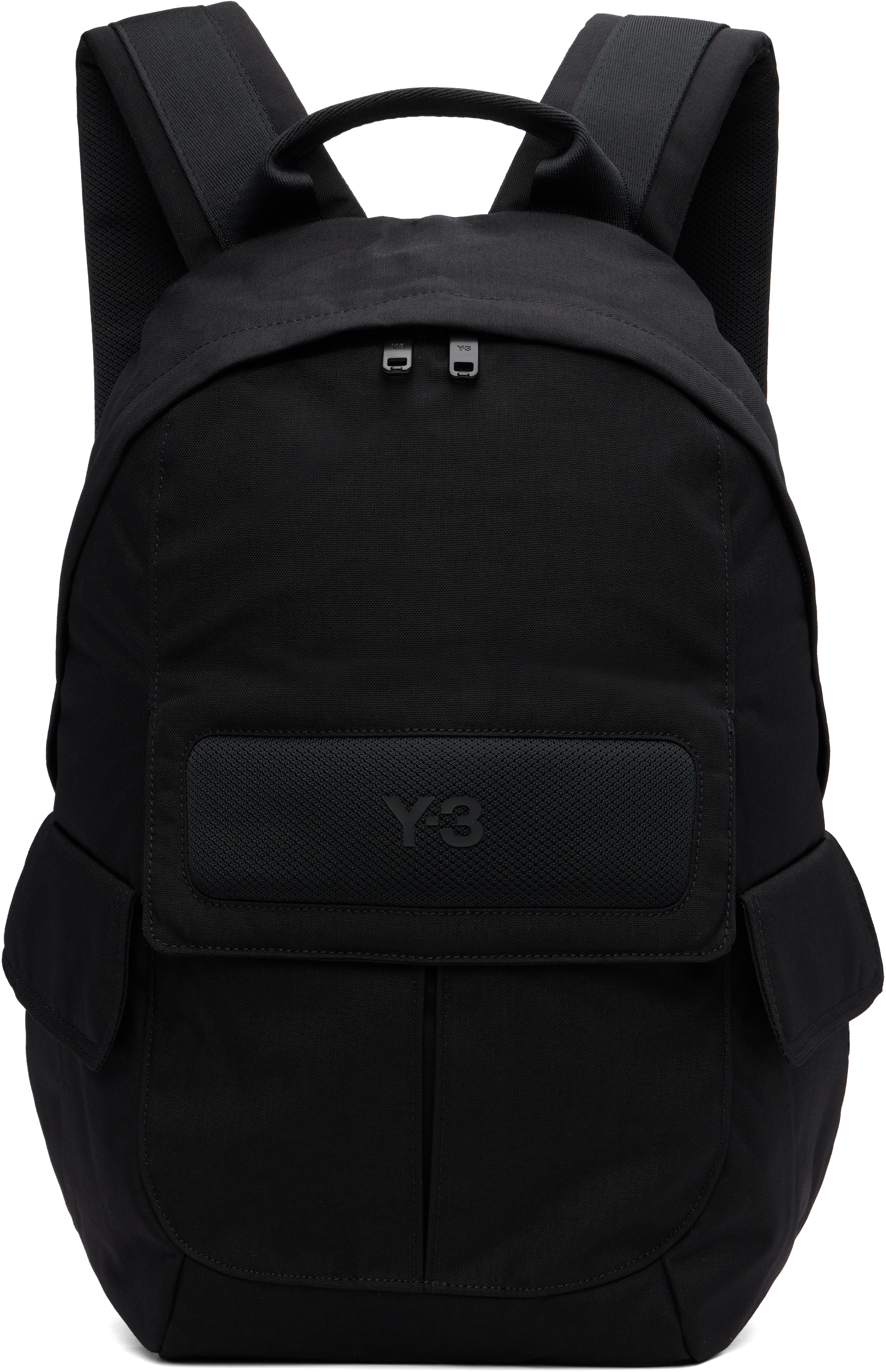 Y-3 Adidas Nylon Backpack In Black