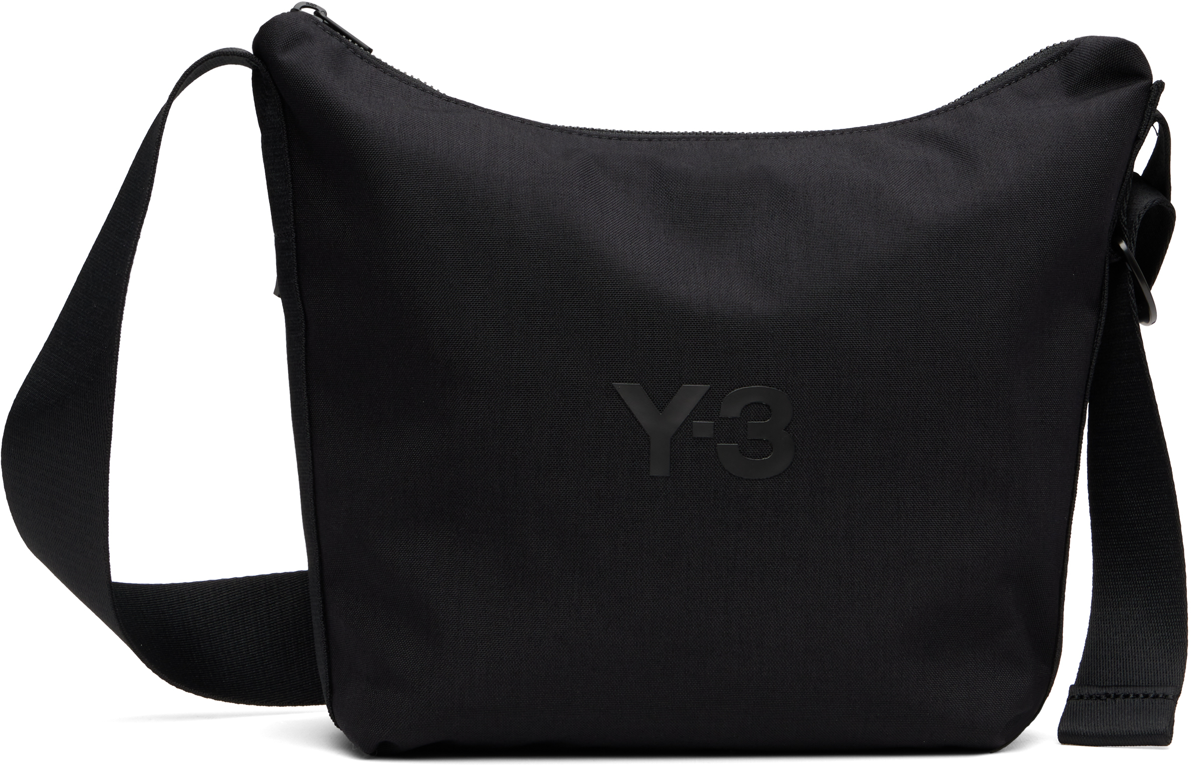 Y-3 Black Small Crossbody Bag In Black