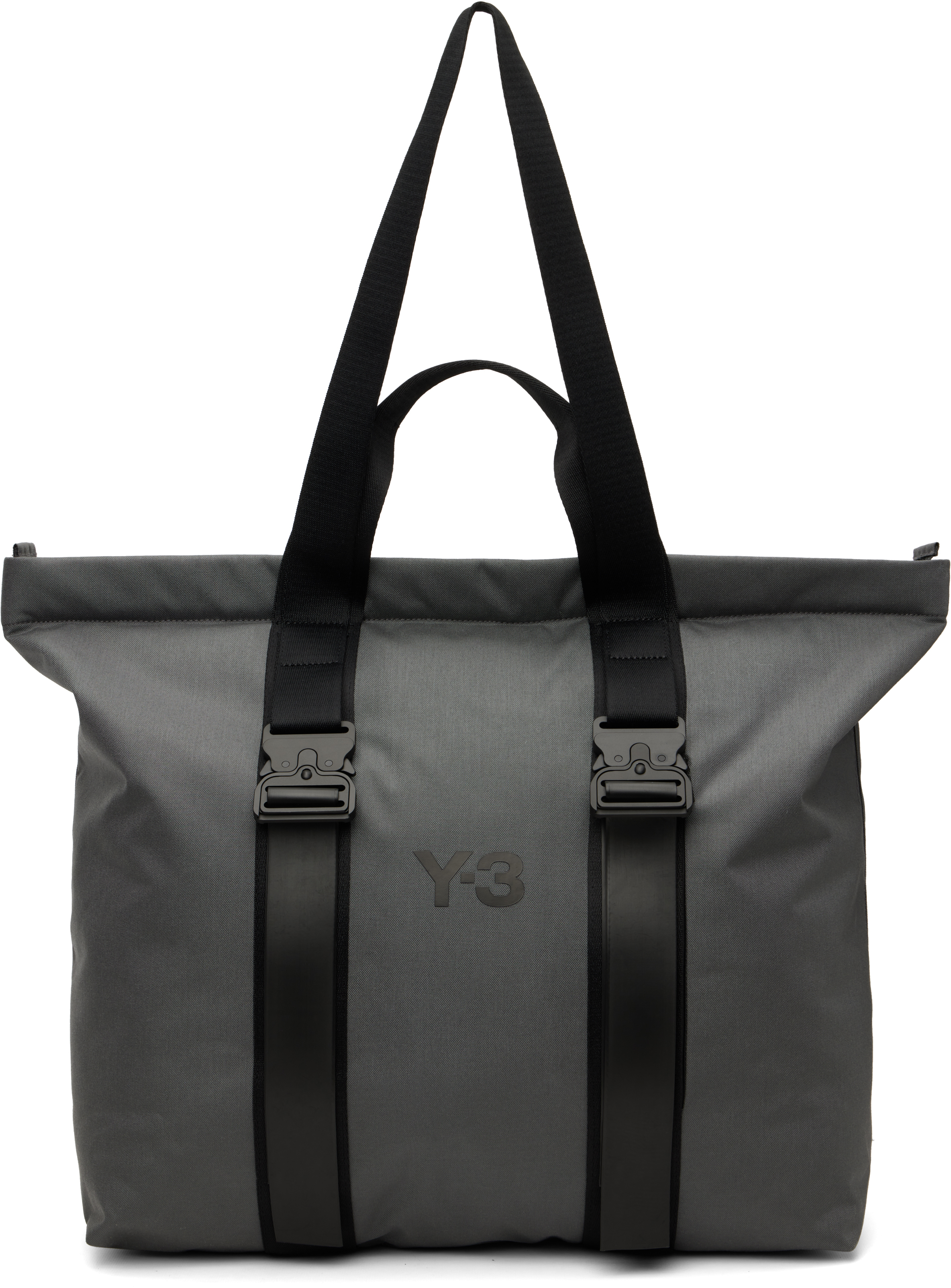 Y-3 Gray Shopper Tote