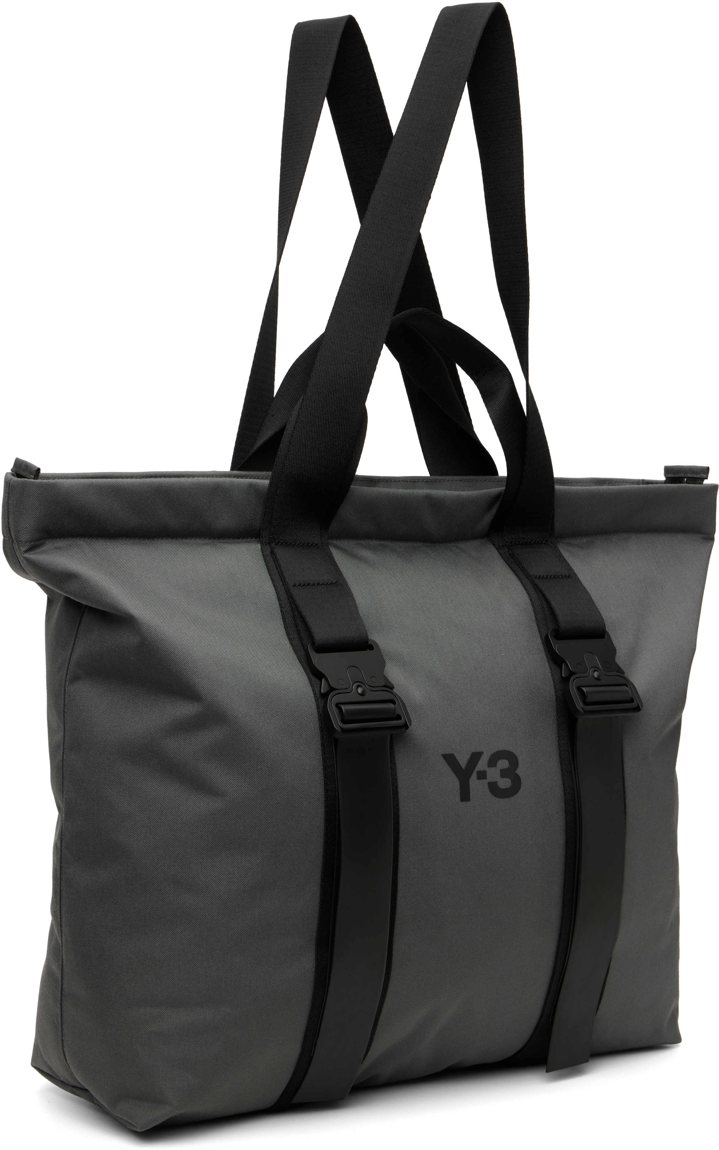 Y-3 Gray Shopper Tote