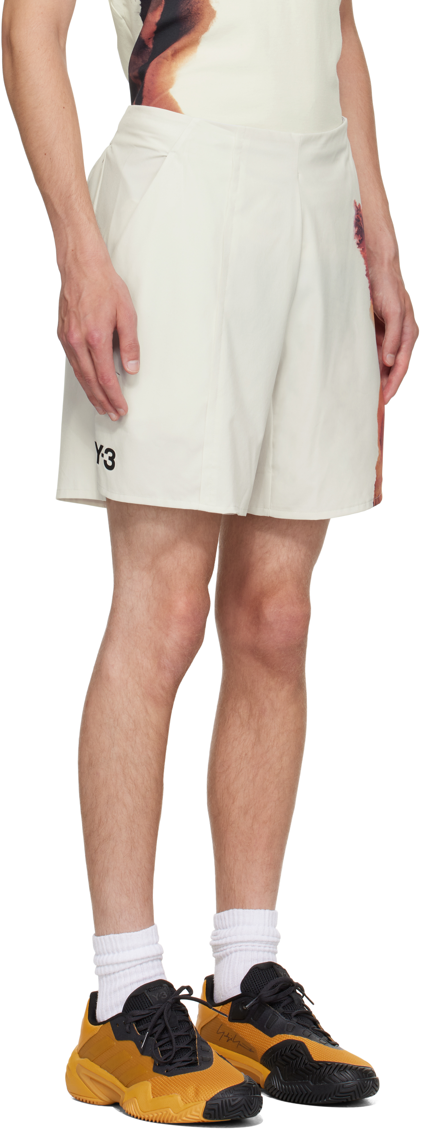 Y-3 Adidas Us Open Tennis Shorts And Leggings Set Clothing In Multi