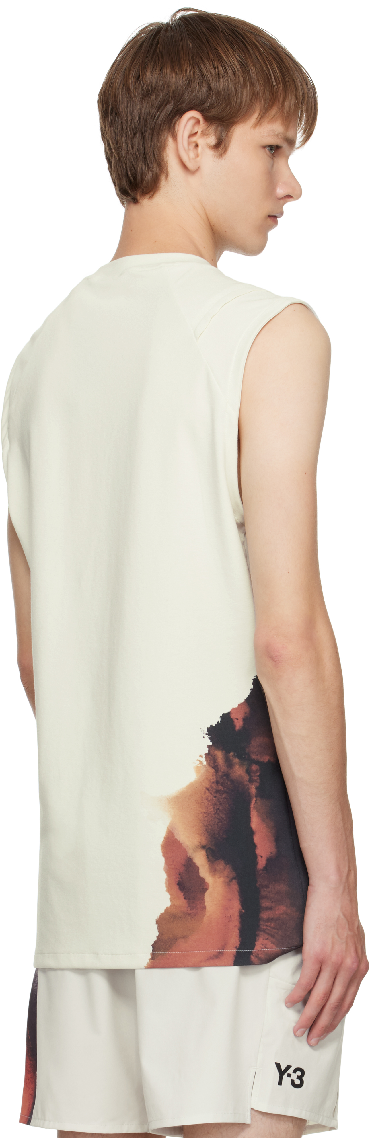 Y-3 Gray Us Open Tennis Pro Tank Top In Neutral