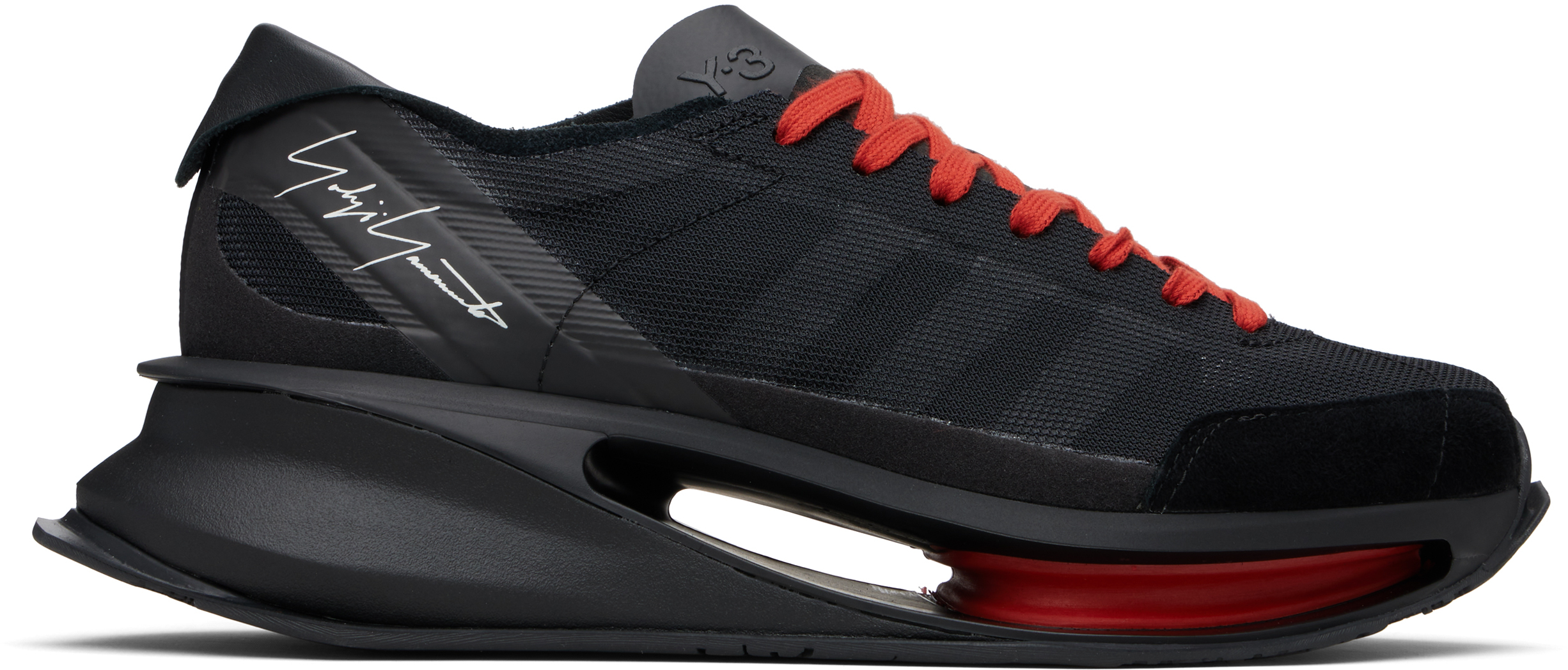 Black S-Gendo Run Sneakers by Y-3 on Sale