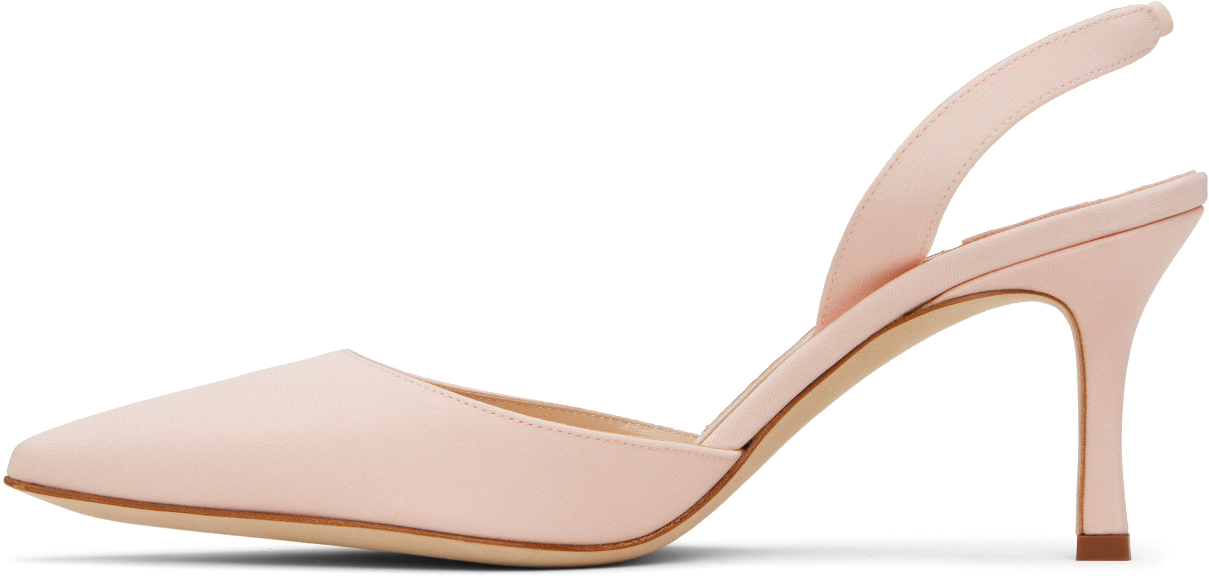 Manolo Blahnik Pink Carolyne 70 Heels In Pink