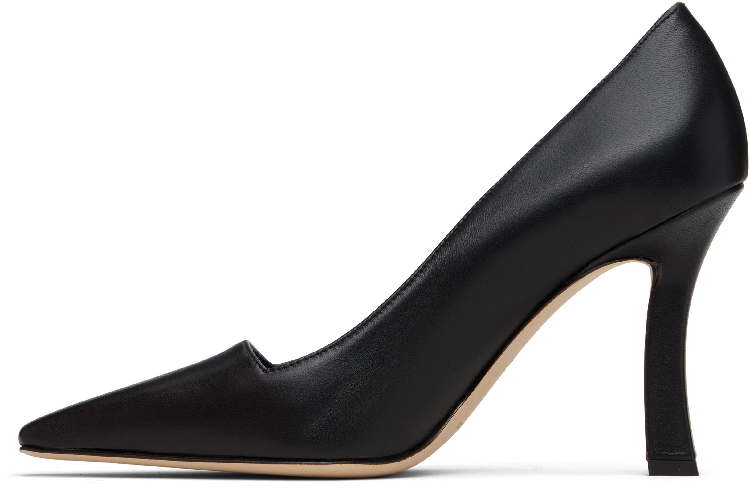 Manolo Blahnik Black Moira Heels In Black