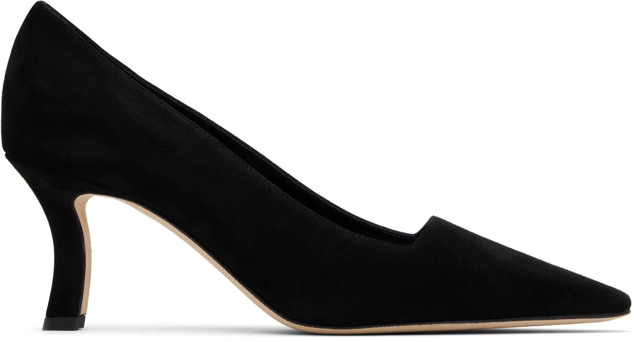 Manolo Blahnik Black Moiralo Heels In Black