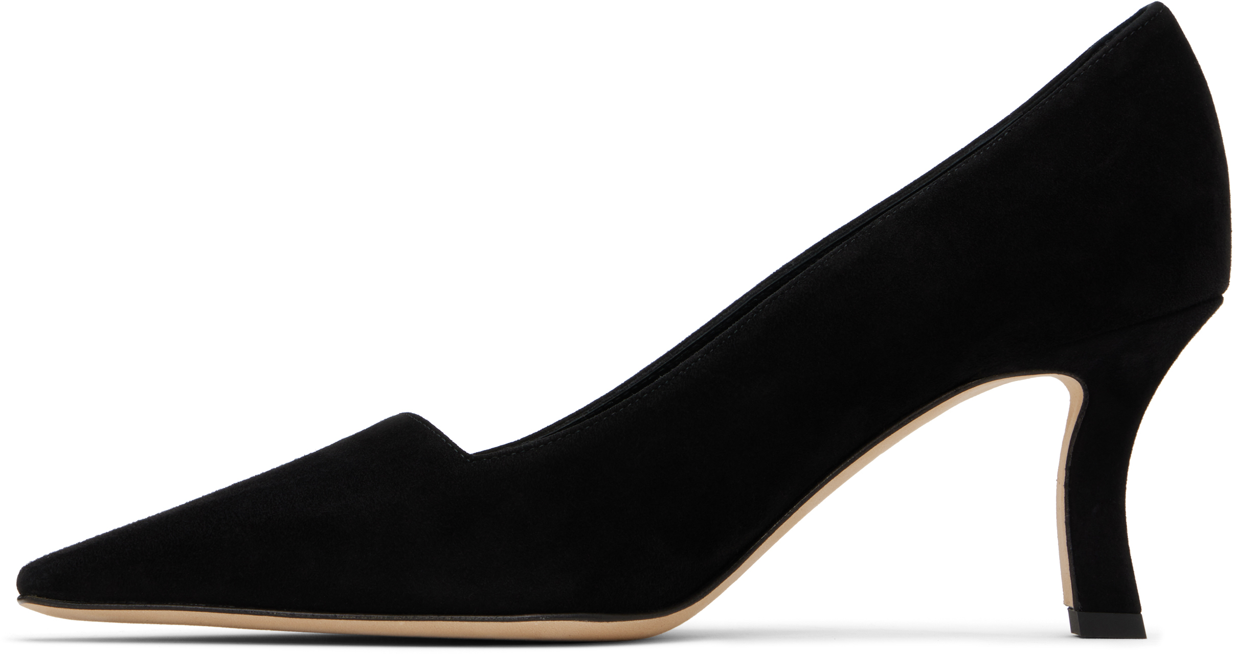 Manolo Blahnik Black Moiralo Heels In Black