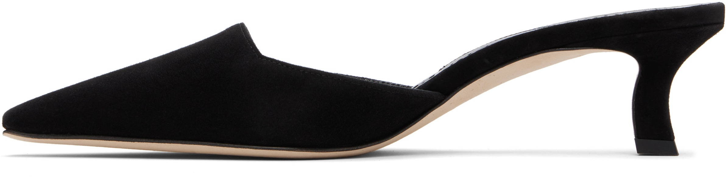 Manolo Blahnik Black Moiramu Heeled Sandals In Black
