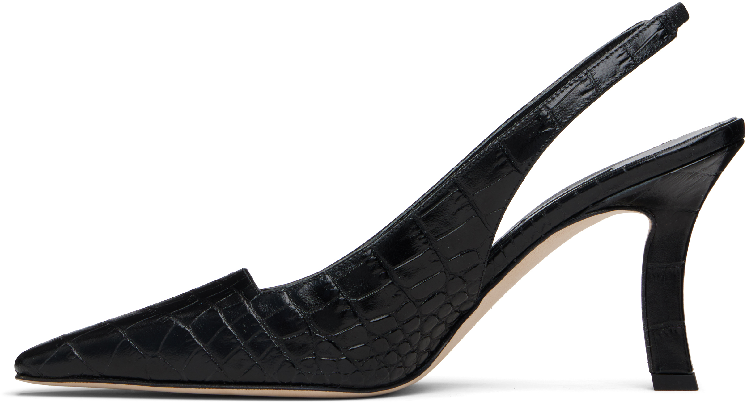 Manolo Blahnik Pointed-toe High-heeled Sandals In Black