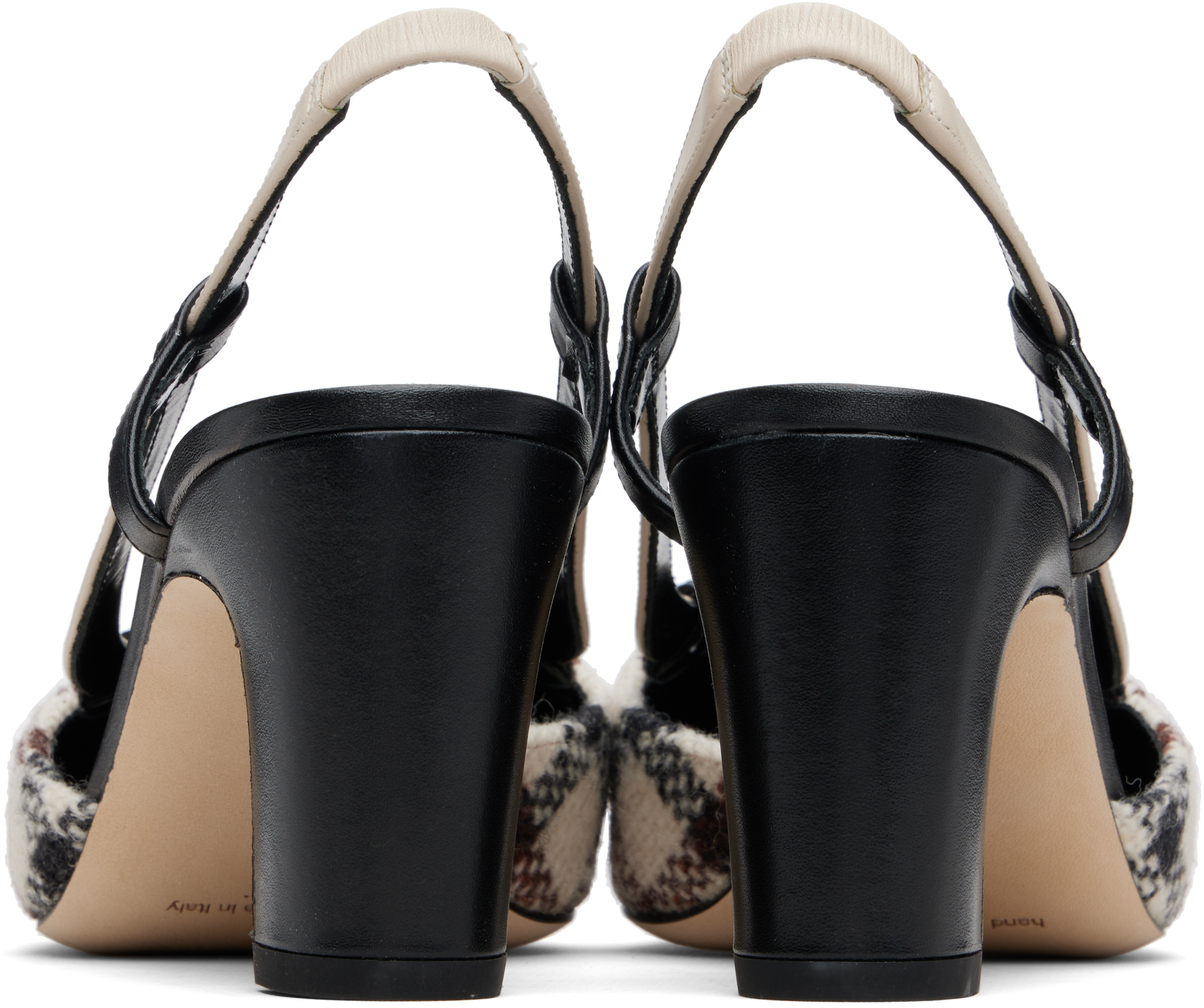 Manolo Blahnik Off-white Vestal Heels In Multi