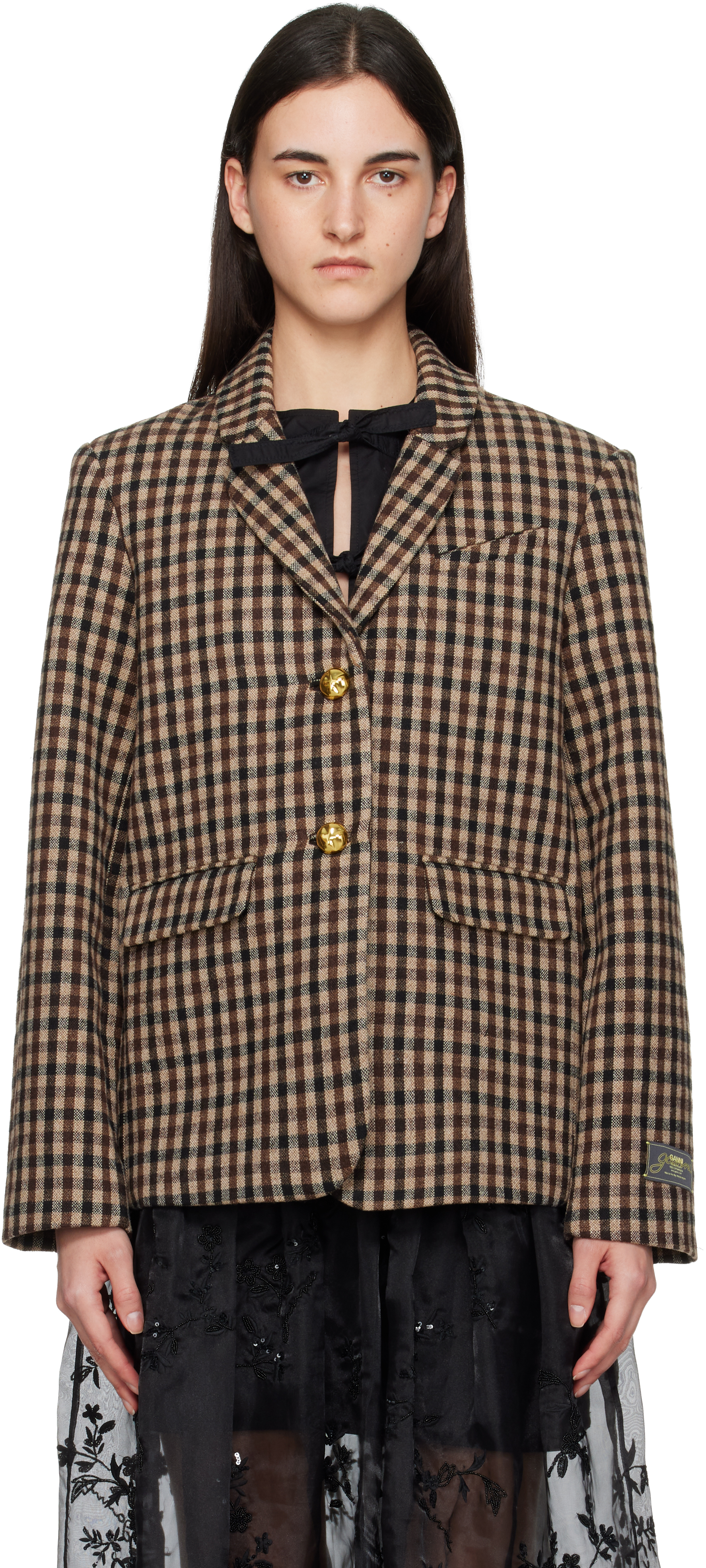 ganni テーラードジャケット GANNI ウィメンズ ブレザー通販 - FARFETCH