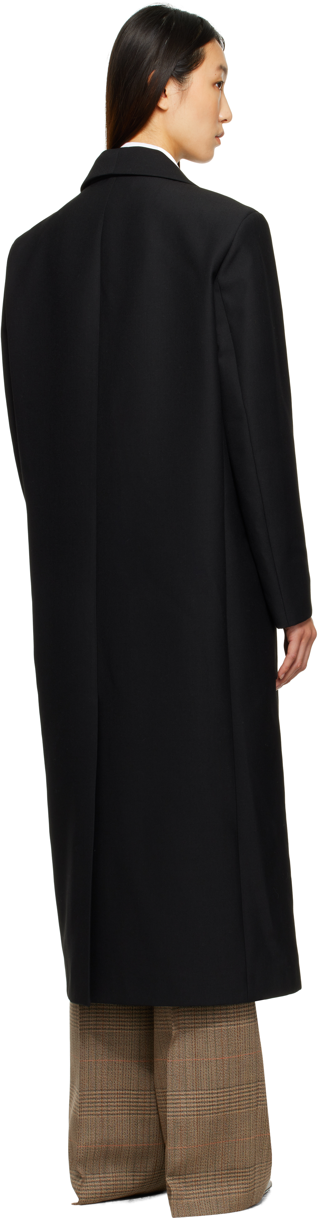 Rohe Black Signature Opera Coat In Black