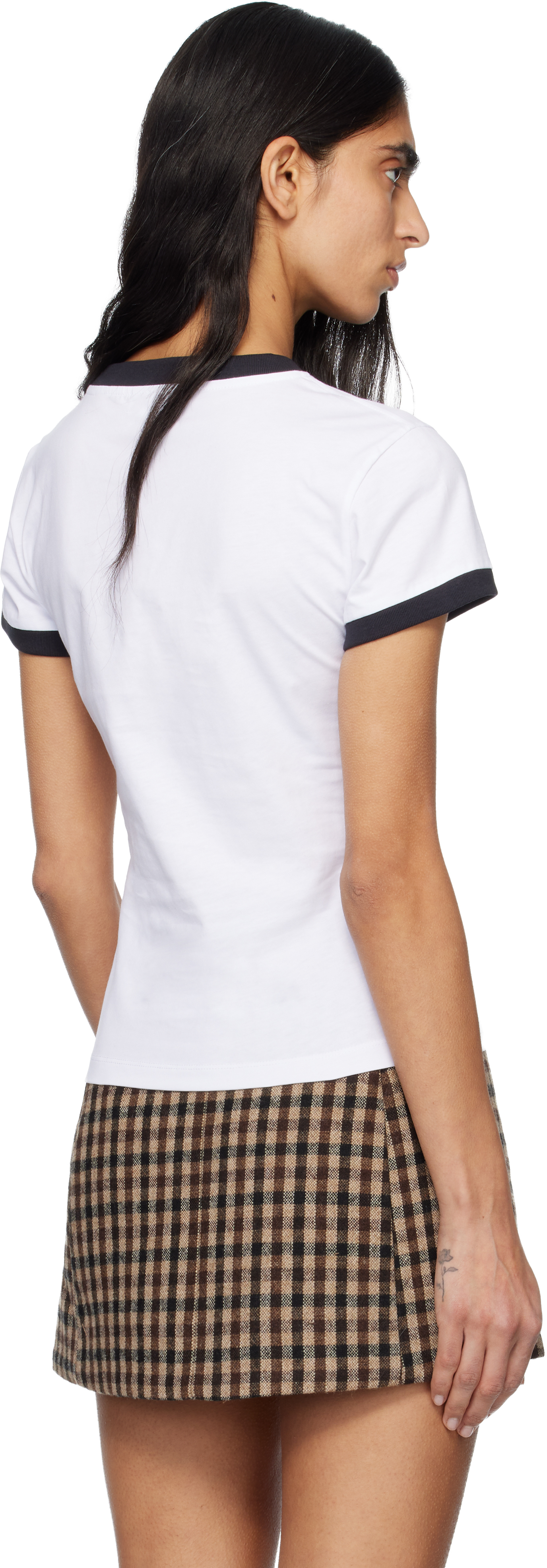 Ganni Kitty Organic Cotton T-shirt In White