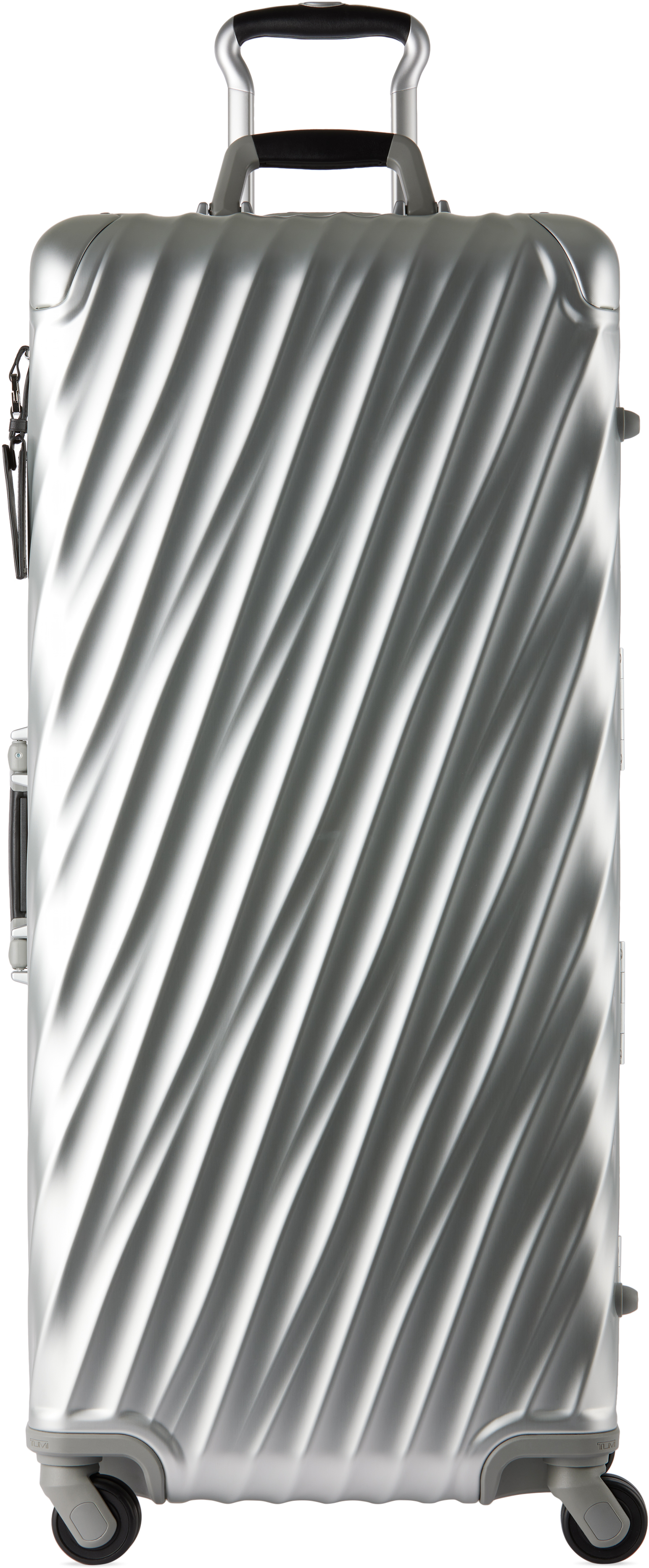Tumi Silver Rolling Trunk Suitcase