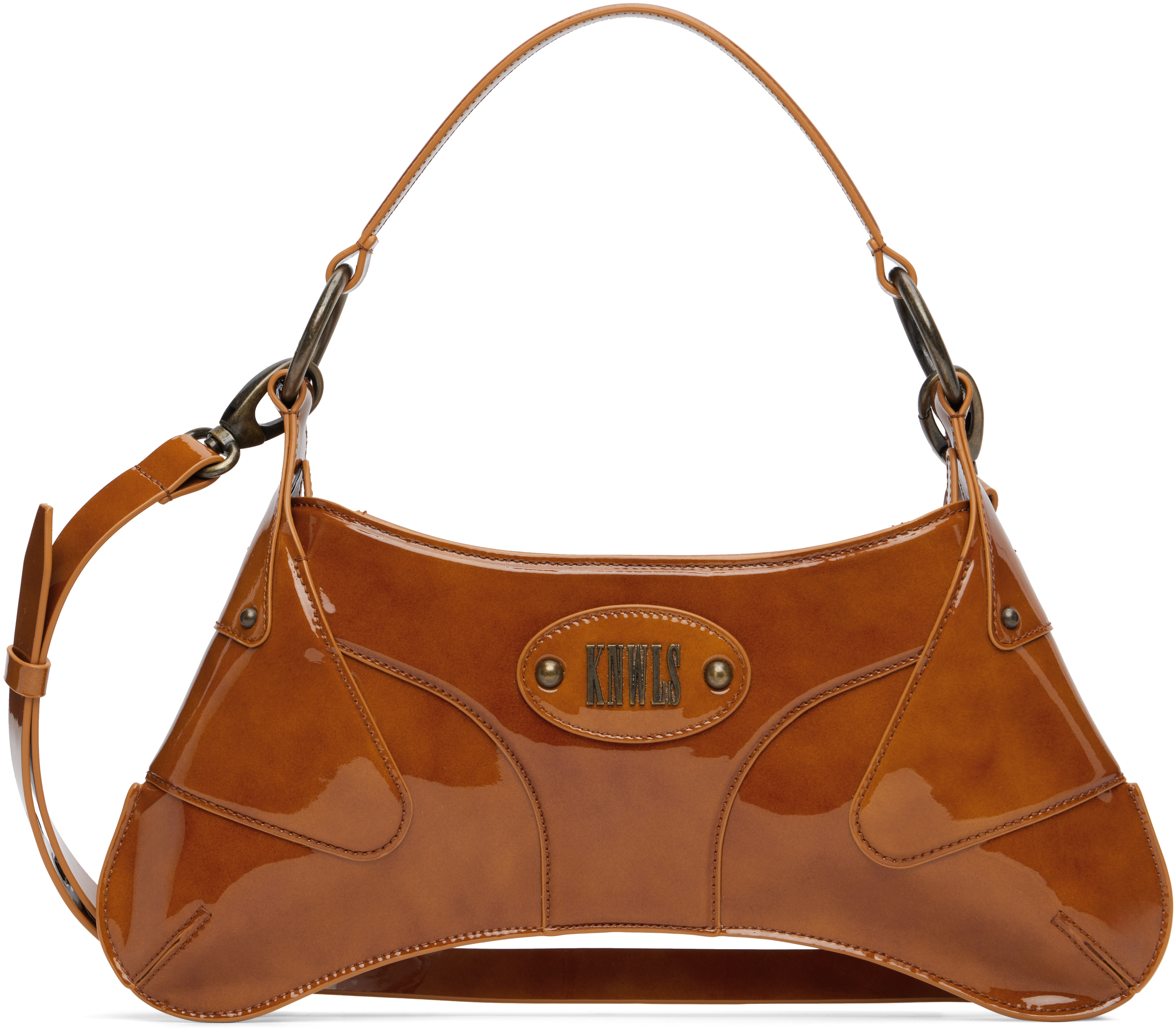 Knwls Tan Razr Bag In Brown
