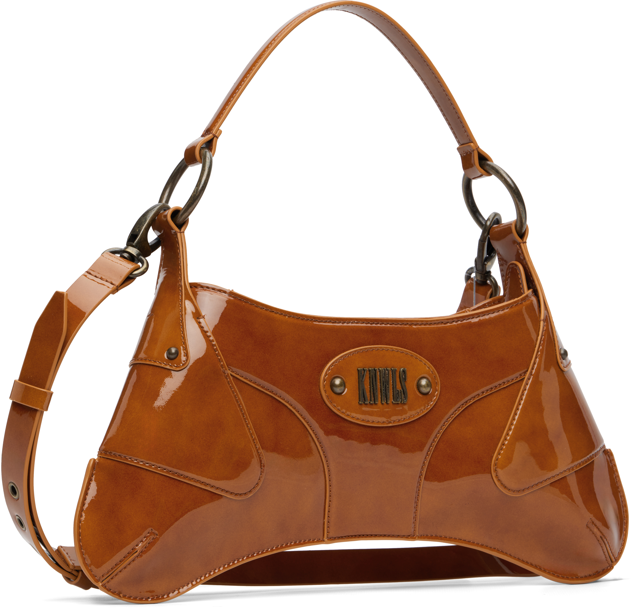 Knwls Tan Razr Bag In Brown