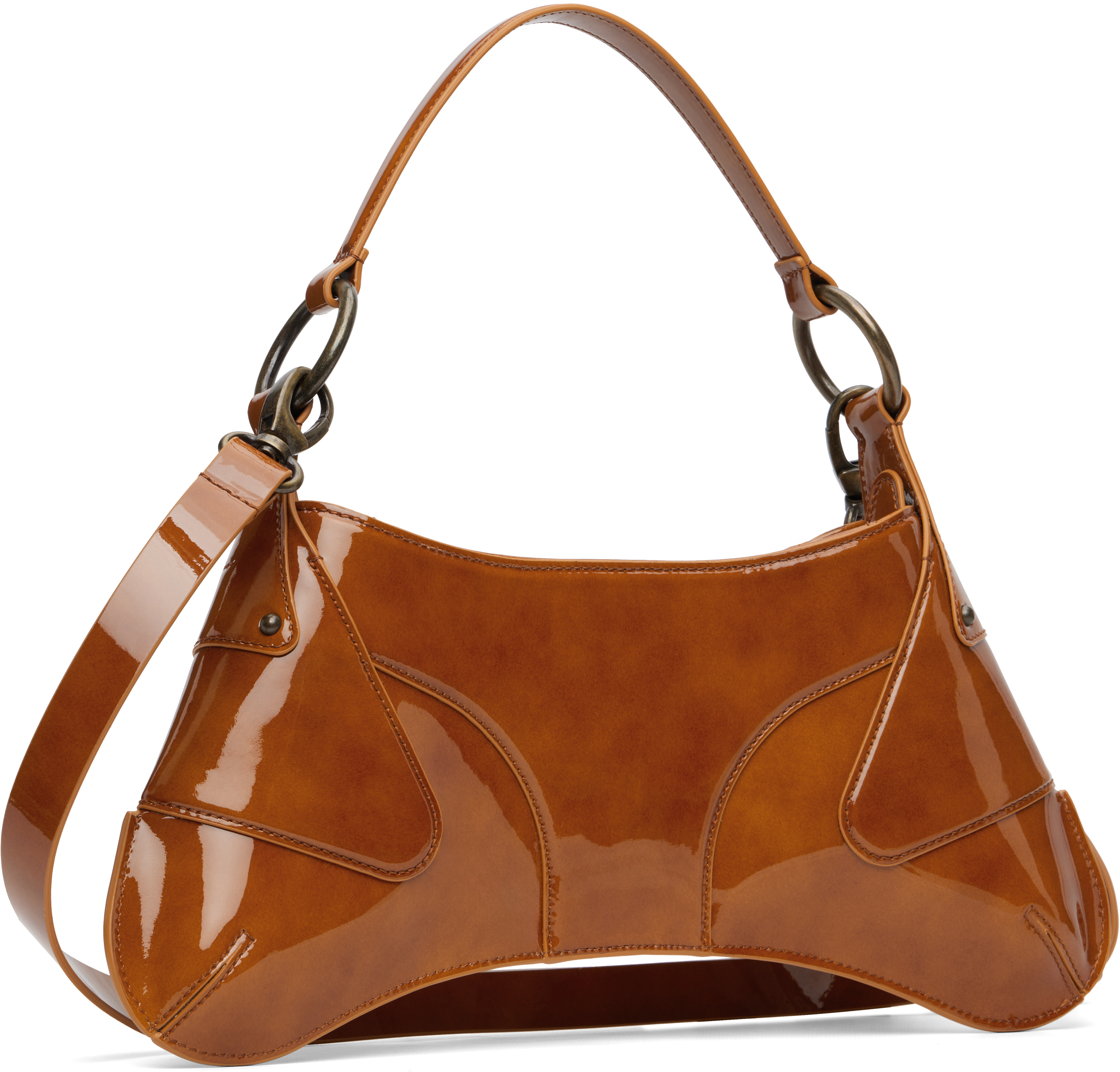 Knwls Tan Razr Bag In Brown