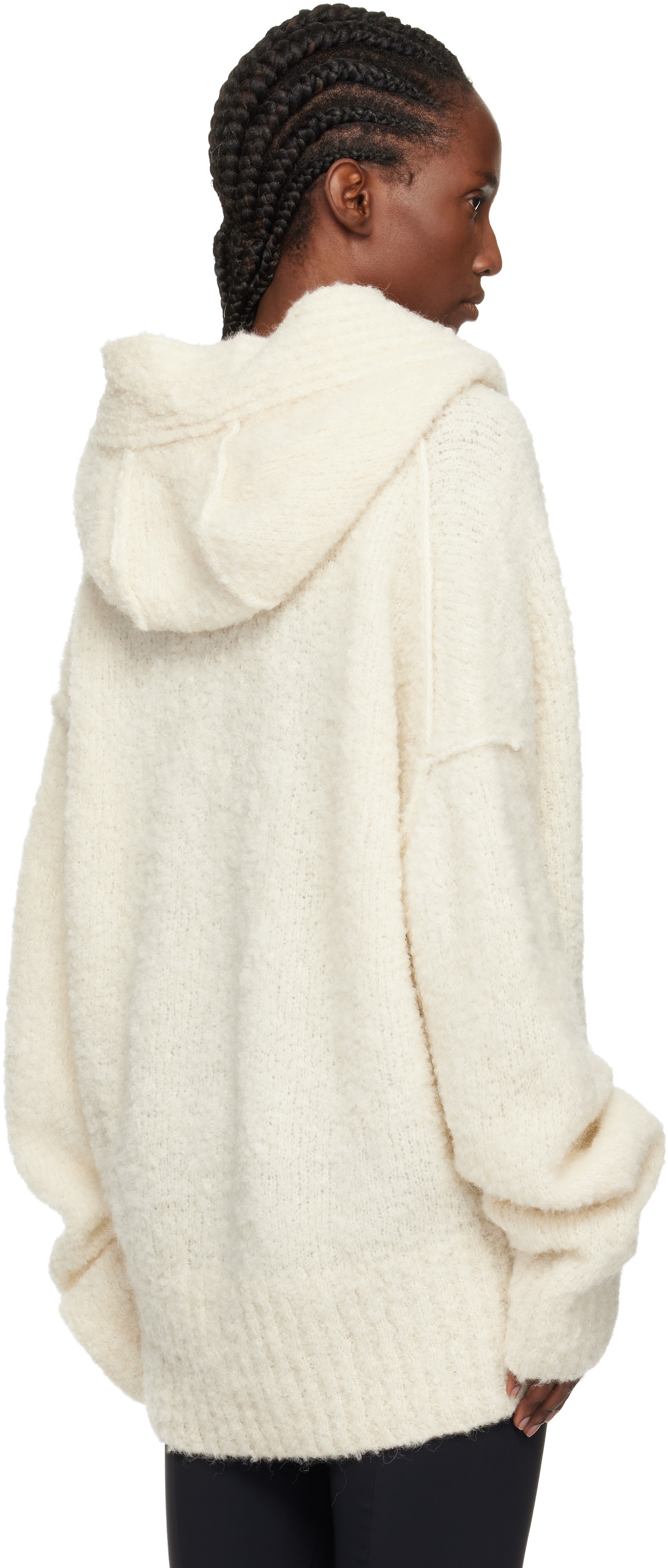 Knwls Off-white Mandi Hoodie In White