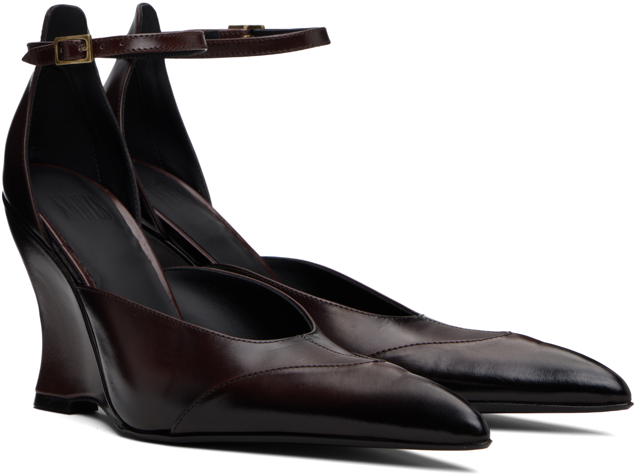 Knwls Brown Sabaton Mule Heels In Brown