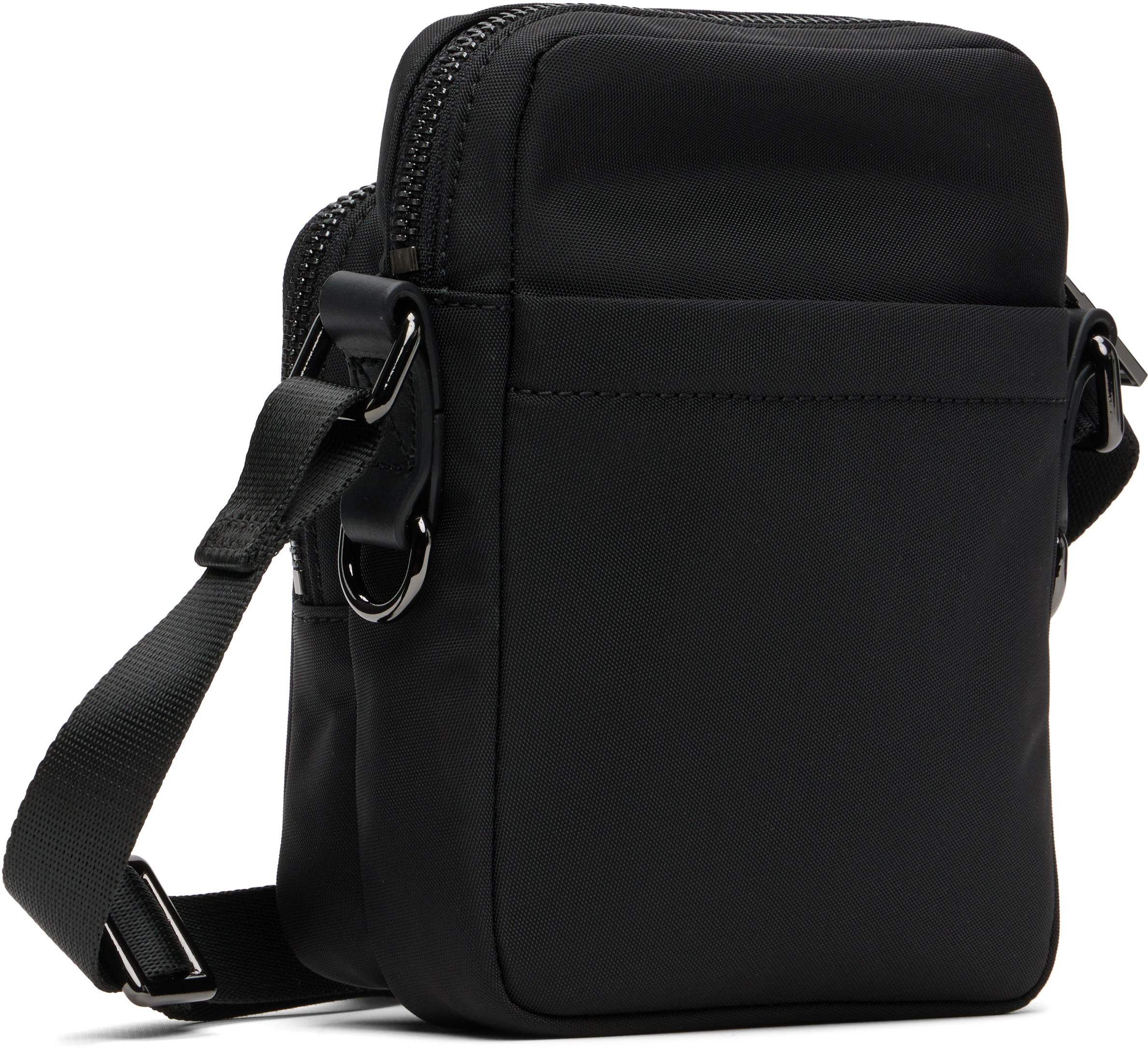Dsquared2 Dsquared Men Black Canvas Urban Crossbody Bag In Black