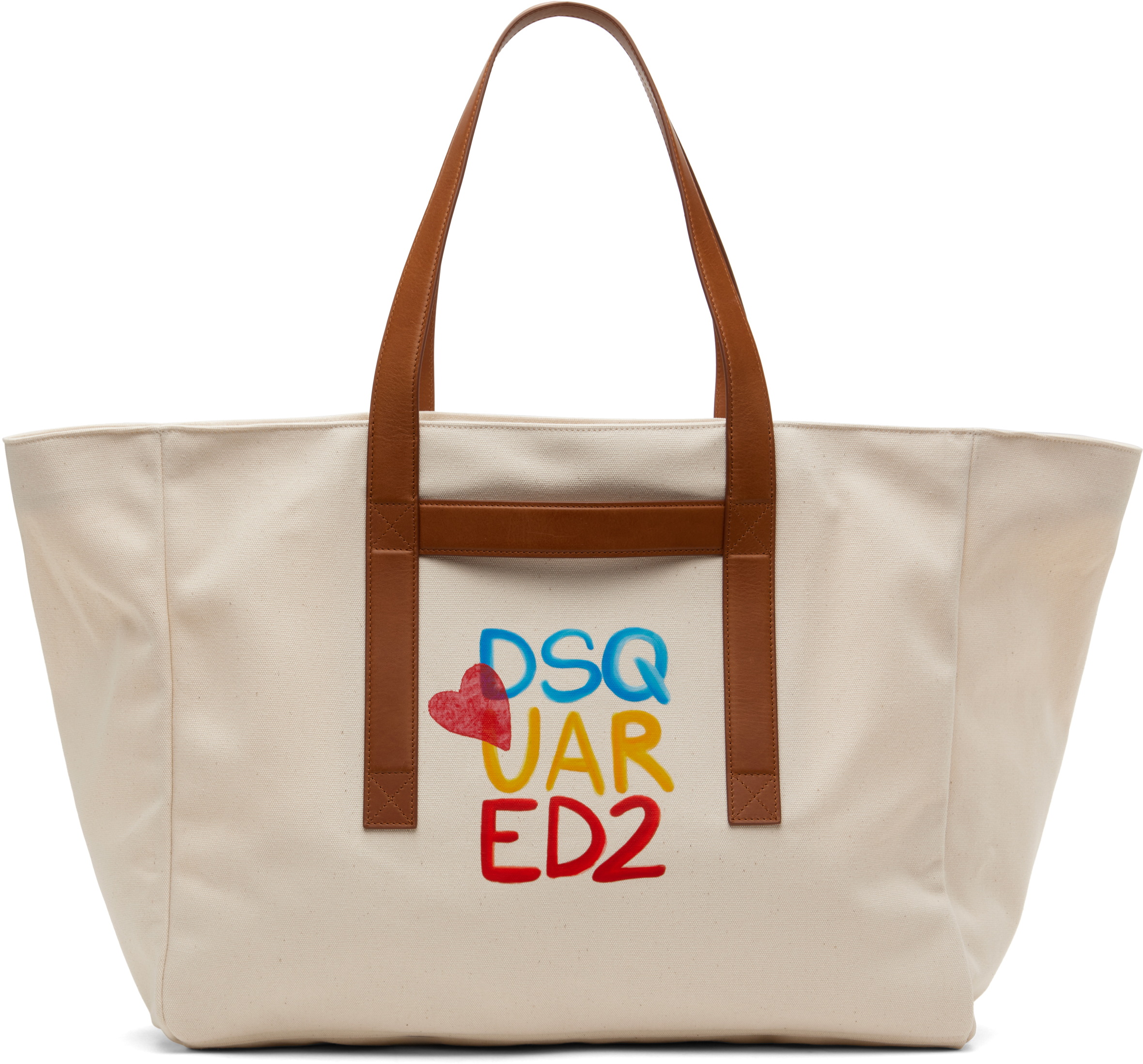 Beige Summer Lovers Tote