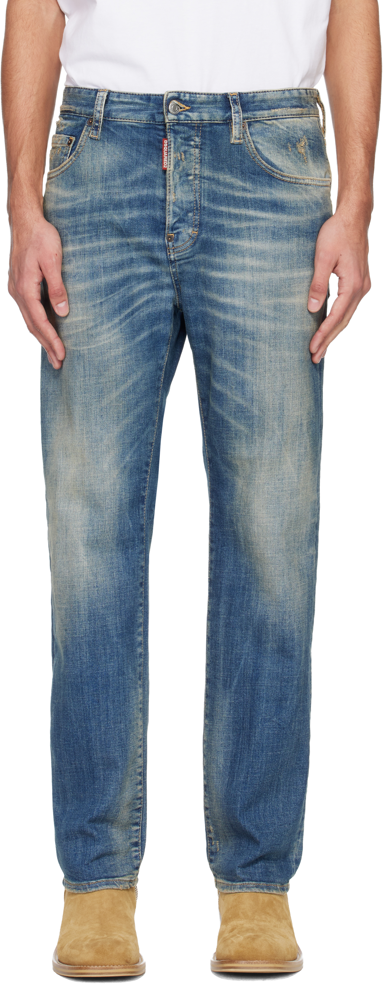 Blue 642 Jeans by Dsquared2 on Sale