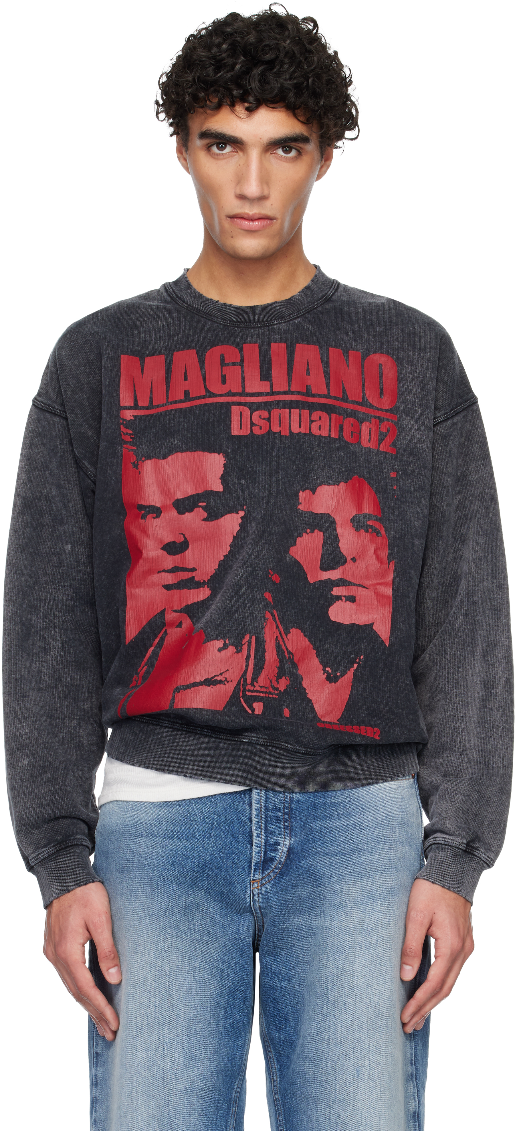 Dsquared2: Gray Magliano Edition Rock Relax Fit Sweatshirt | SSENSE