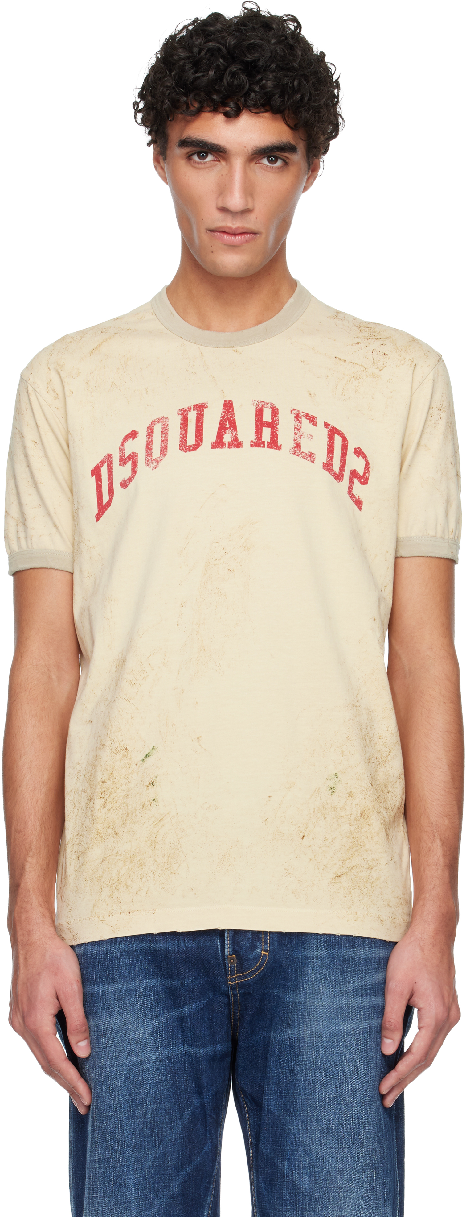 Dsquared2 Beige Cool Fit T-shirt