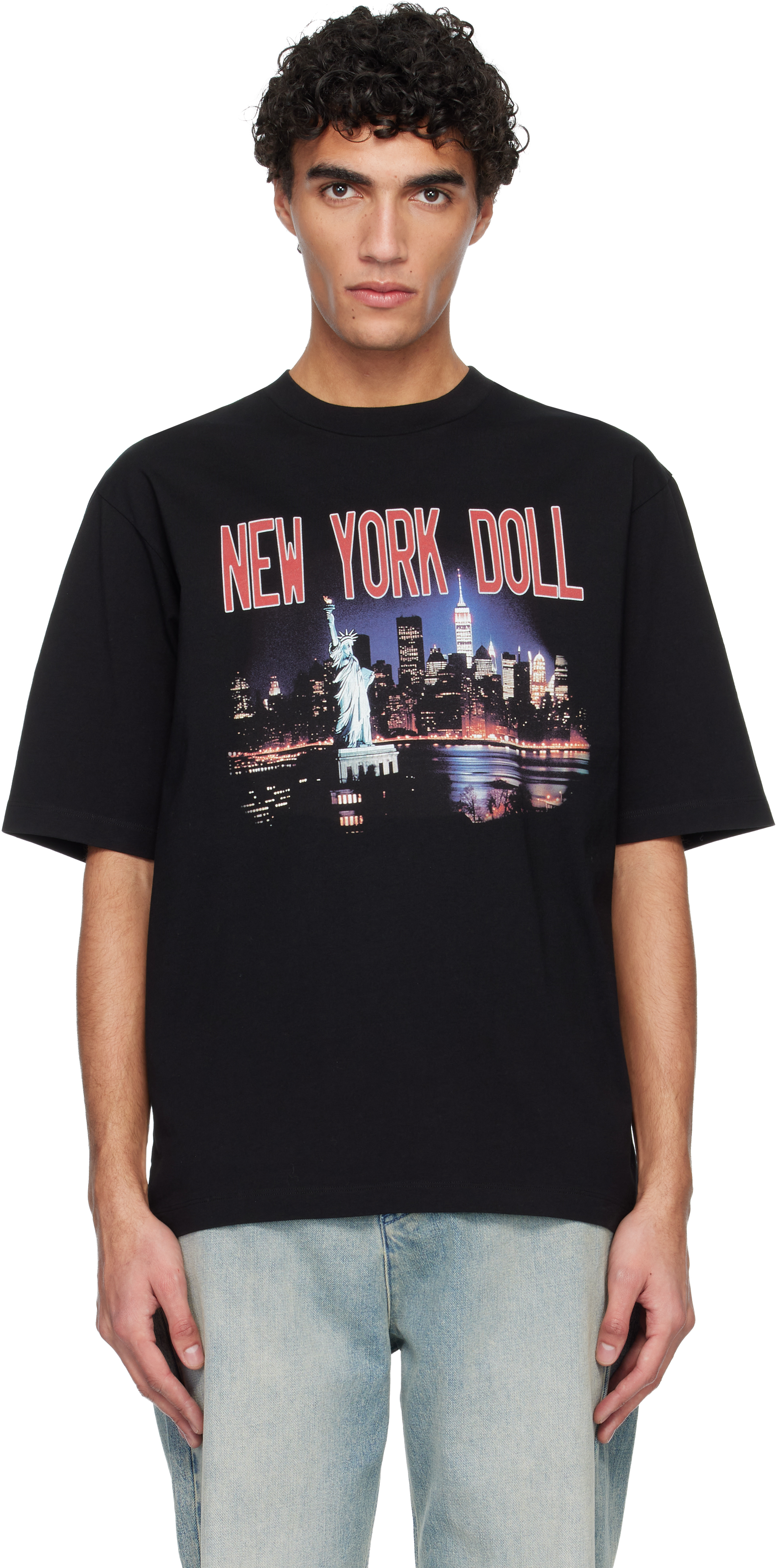 Dsquared2 Black Vaquera Edition Loose Fit T-shirt