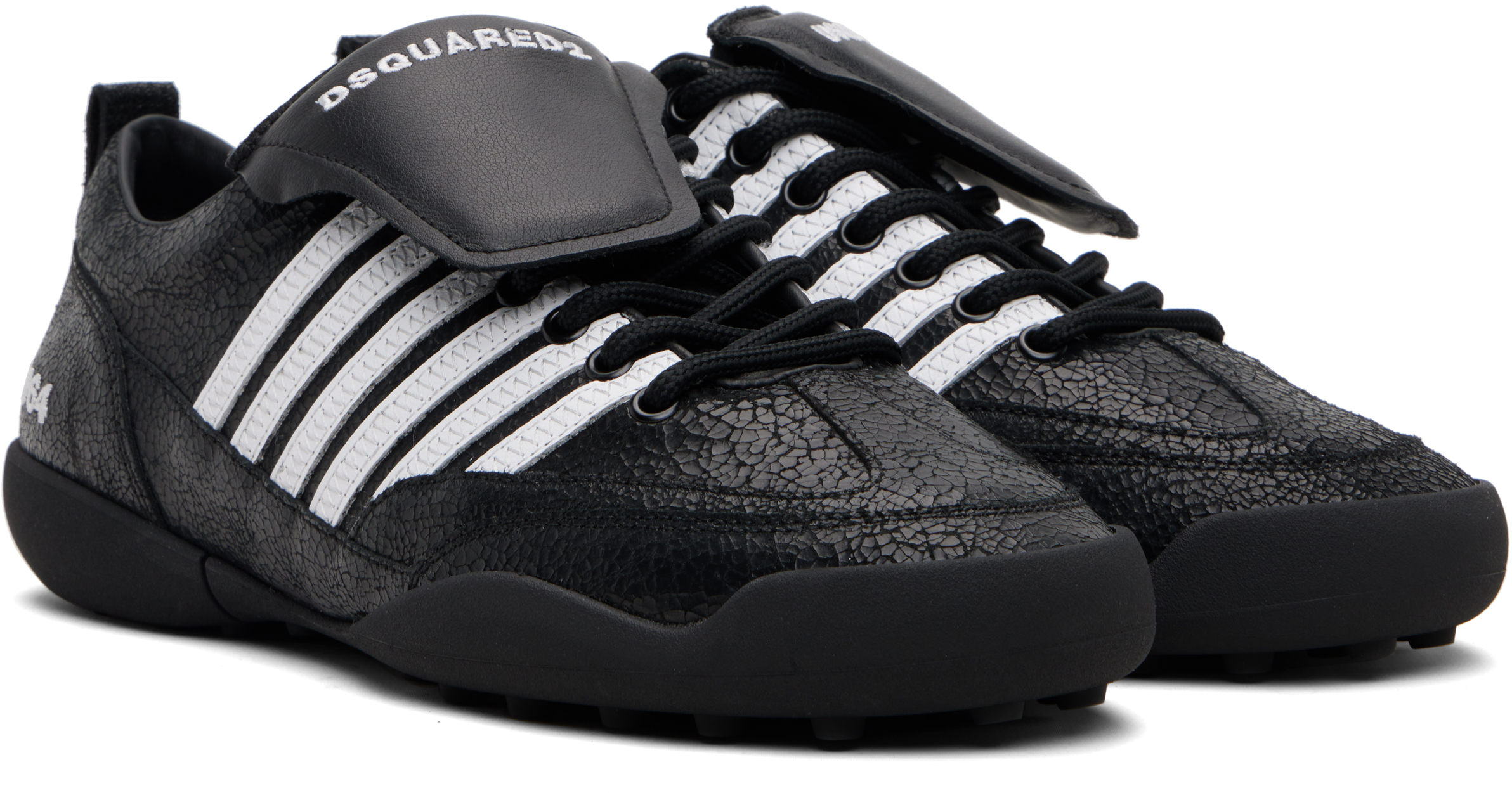 Dsquared2 ブラック&ホワイト Soccer スニーカー In Multi