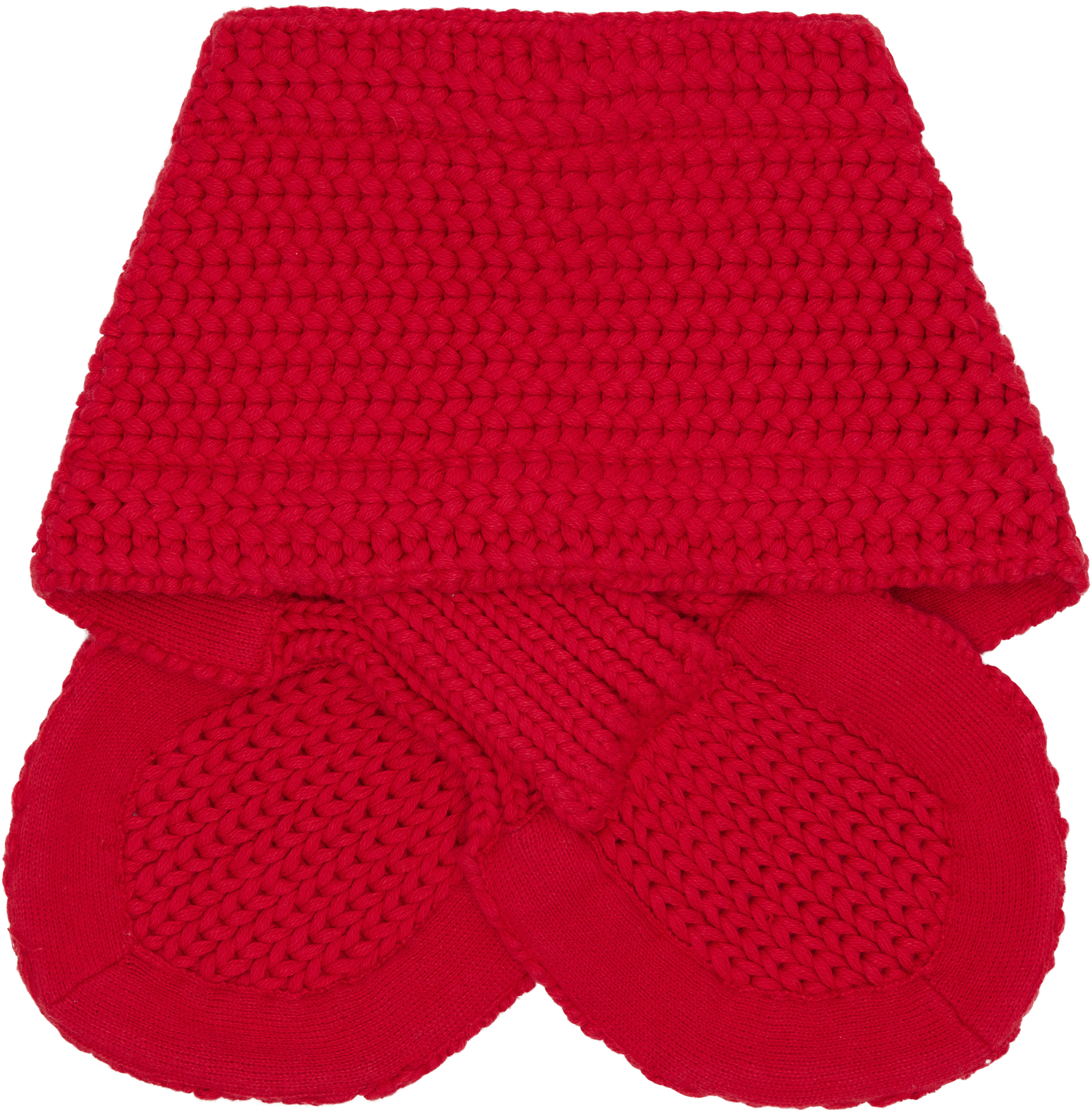 Ymc You Must Create Red Slot Scarf In Red