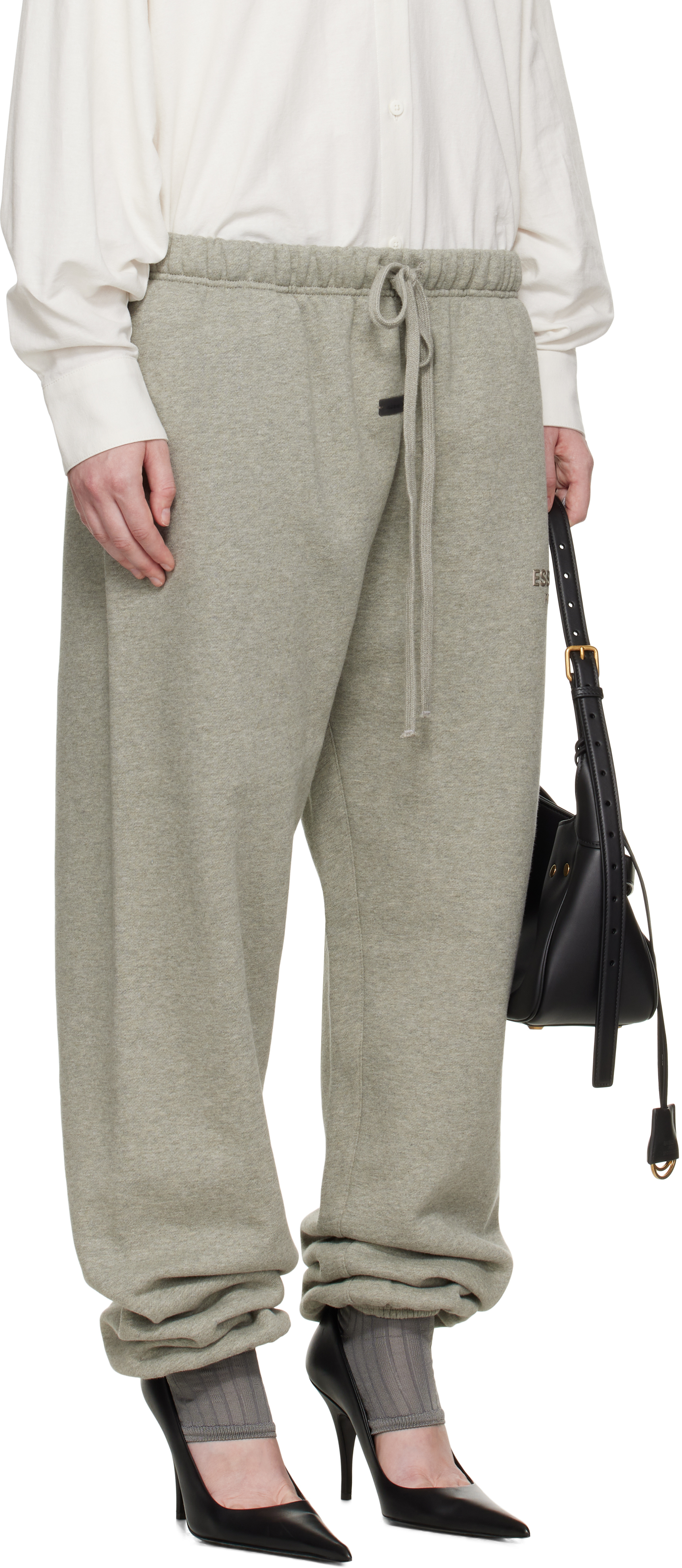 Essentials Gray Classic Lounge Pants In Gray