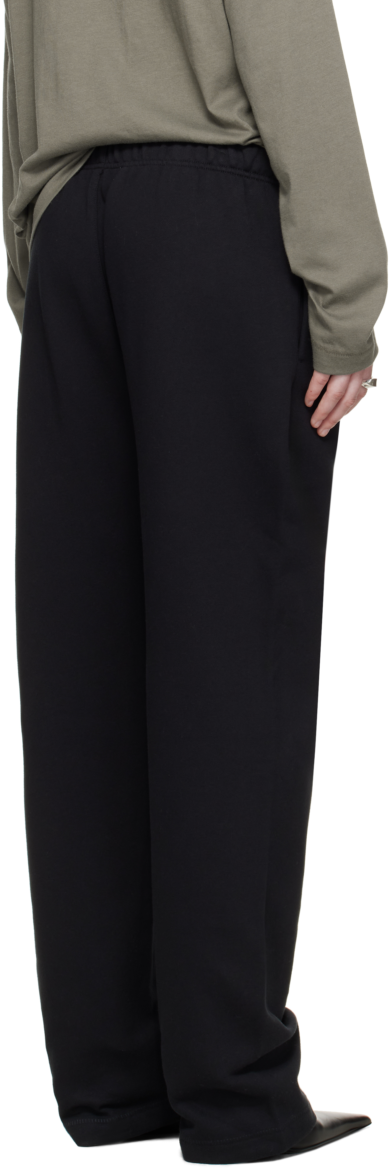 Essentials Elastic Waistband Tracksuit Pants In Black