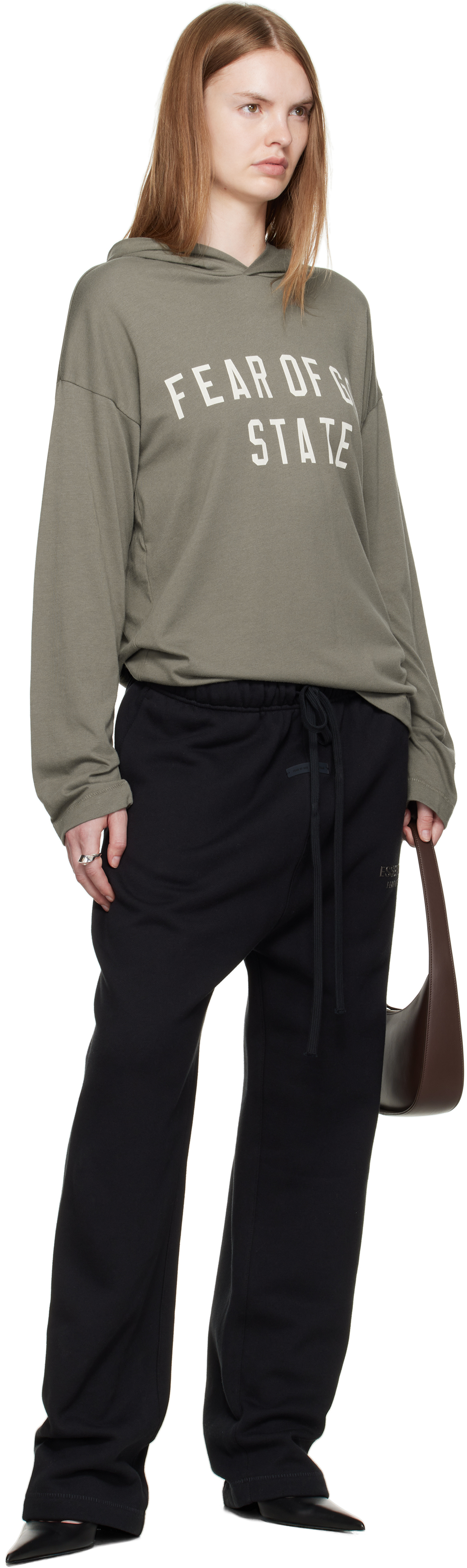 Essentials Elastic Waistband Tracksuit Pants In Black