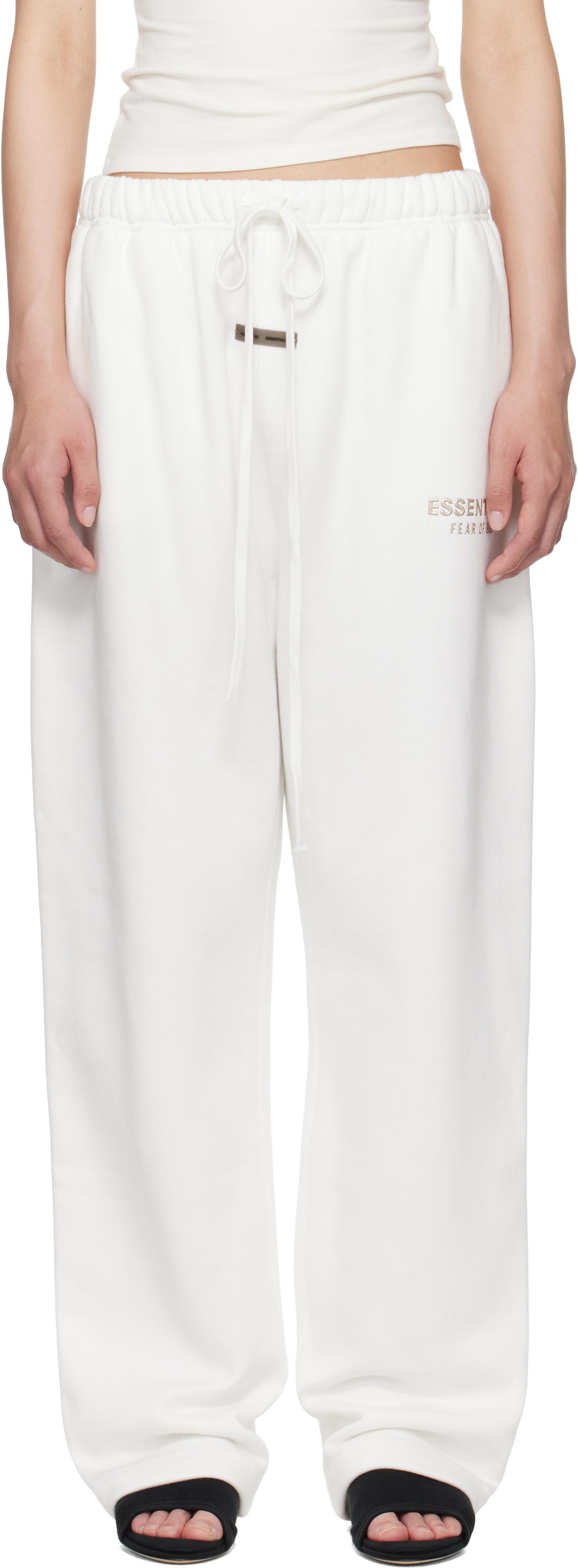 White Relaxed Sweatpants