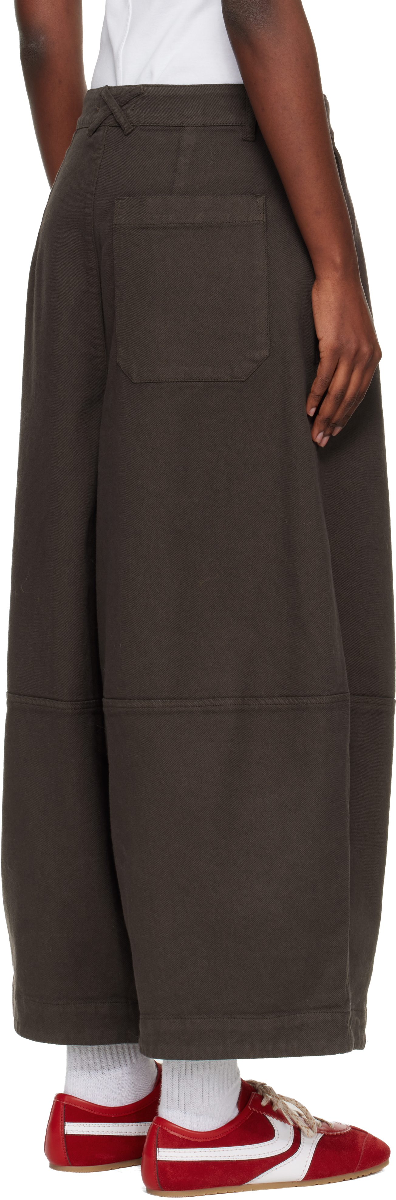 Ymc You Must Create Brown Earth Deadbeat Trousers In Brown