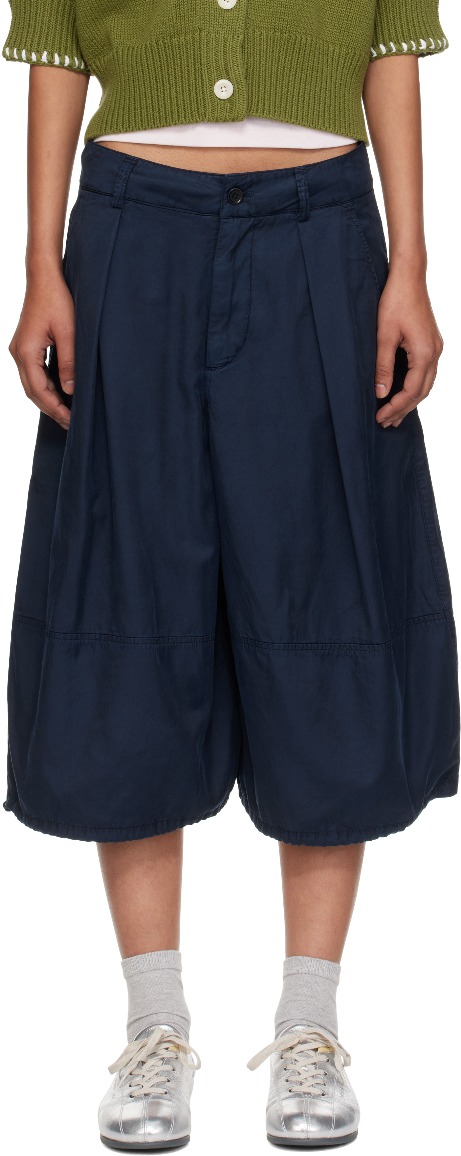 Navy Salba Shorts