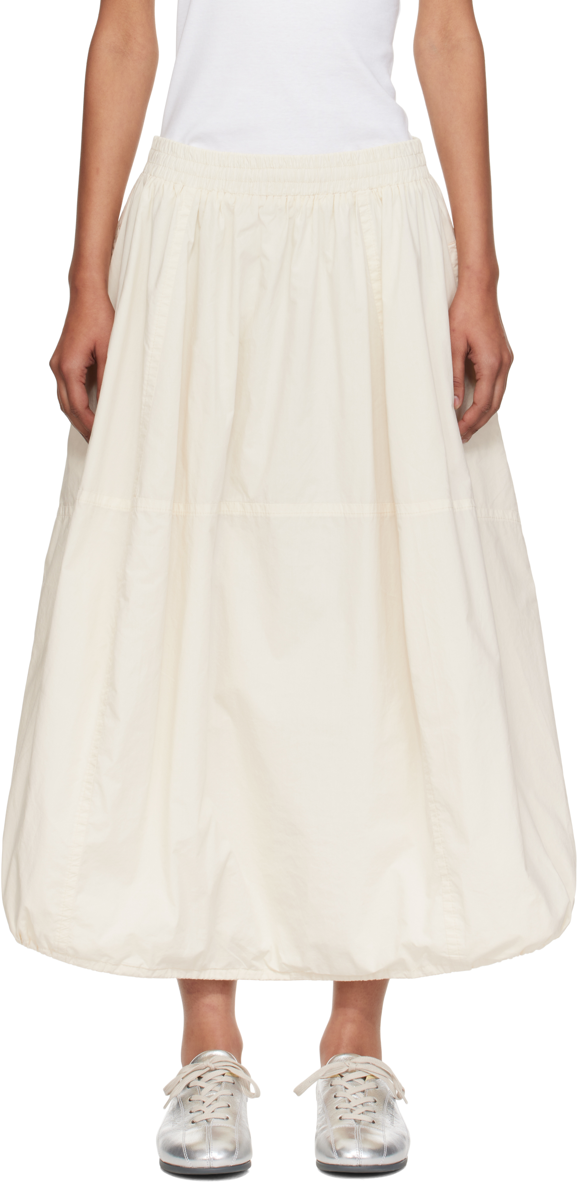 Off-White Parachute Midi Skirt