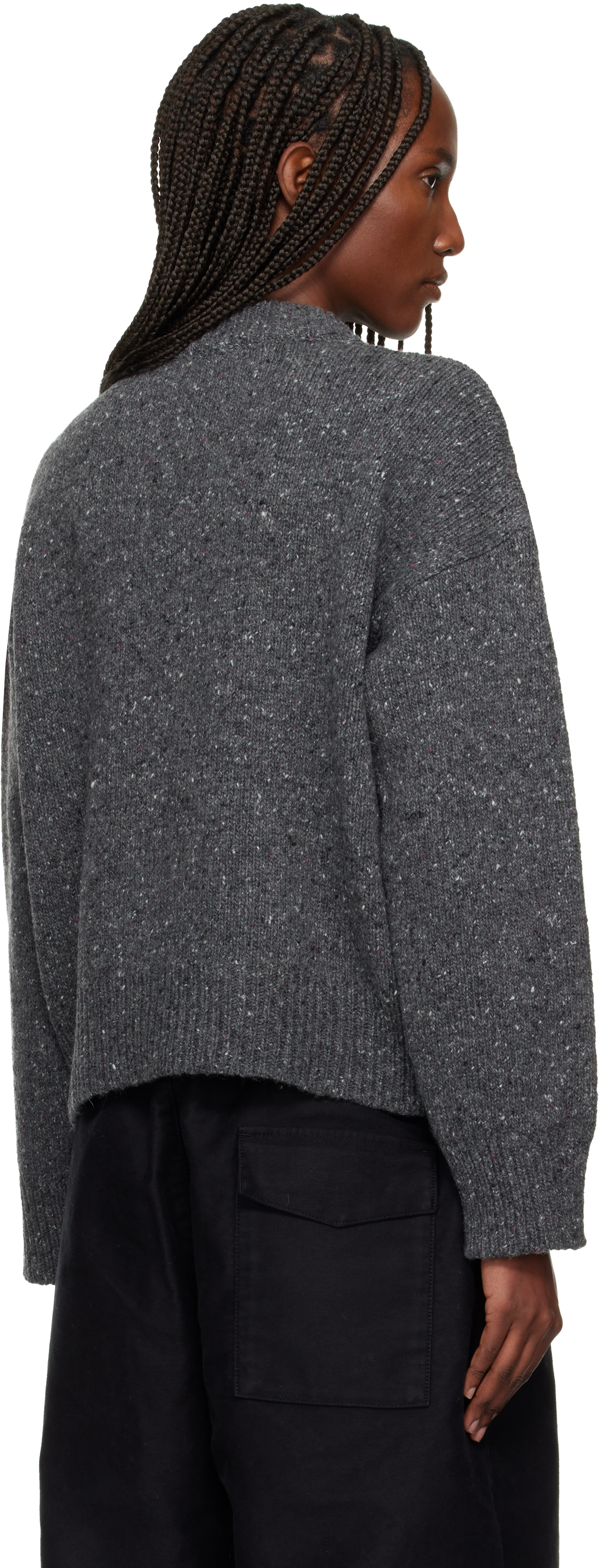 Ymc You Must Create Gray Bonnie Sweater In Gray